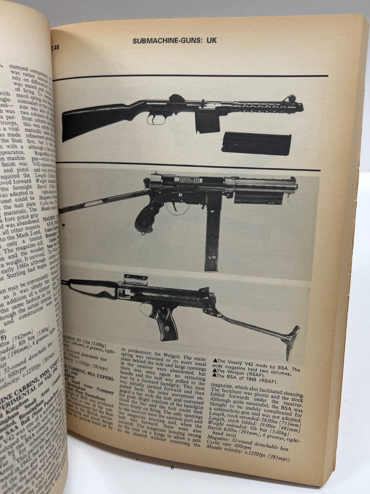 Vintage Firearms paperback book“Military Small Arms of 20th Century“ 1973