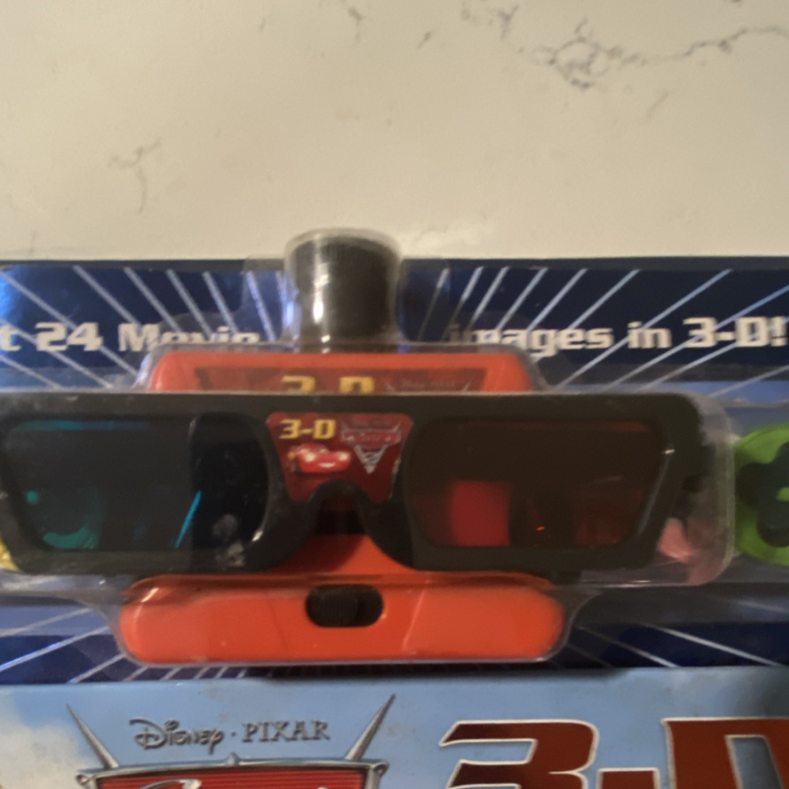 Disney Pixar Cars 2 3-D Movie Theater Storybook Hardcover Projector Set