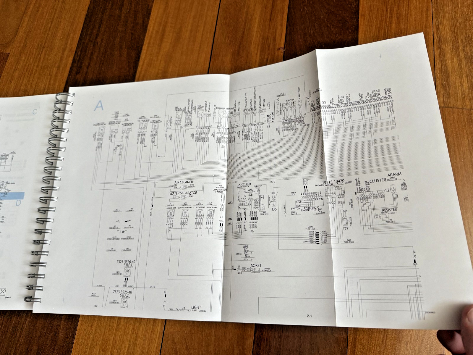 TAKEUCHI TB260 MINI EXCAVATOR WORKSHOP MANUAL – COIL BOUND, COVERS, XL FOLDOUTS!