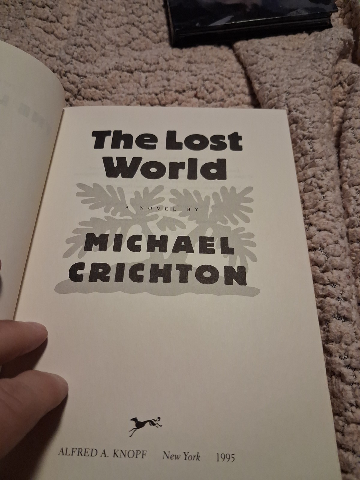 Lost World by Michael Crichton (1995, Hardcover)First Trade Edition.