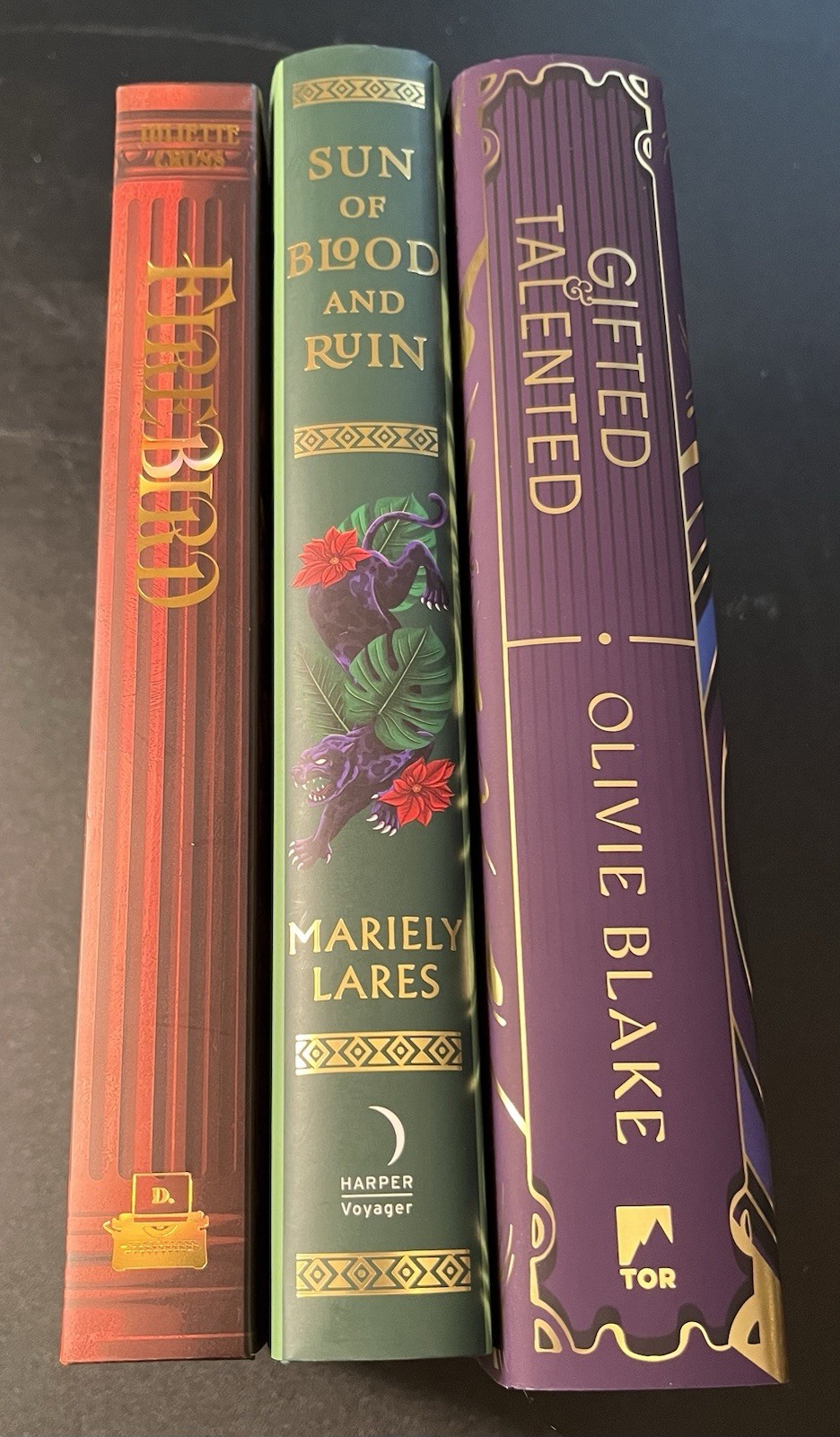 Mixed Lot Of 3 Books FairyLoot Bookish Firebird Gifted Talented Sun Of Blood R