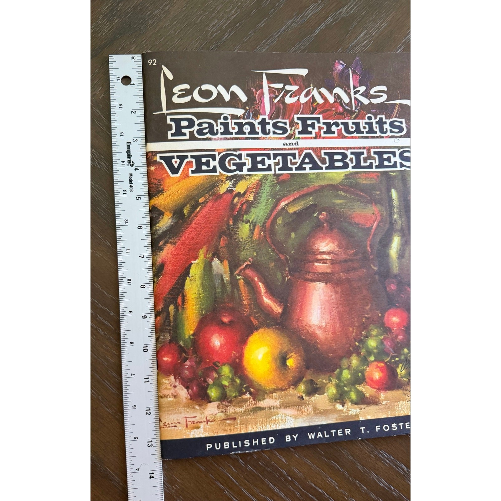 Vintage Leon Franks Paints Fruits & Vegetables Walter T Foster Art Book No 92