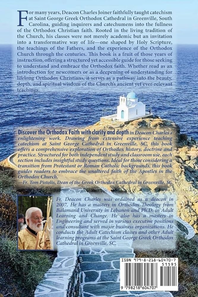 Orthodox Way a Catechism for Seekers (Paperback) by Dn. Charles Joiner, PhD -NEW