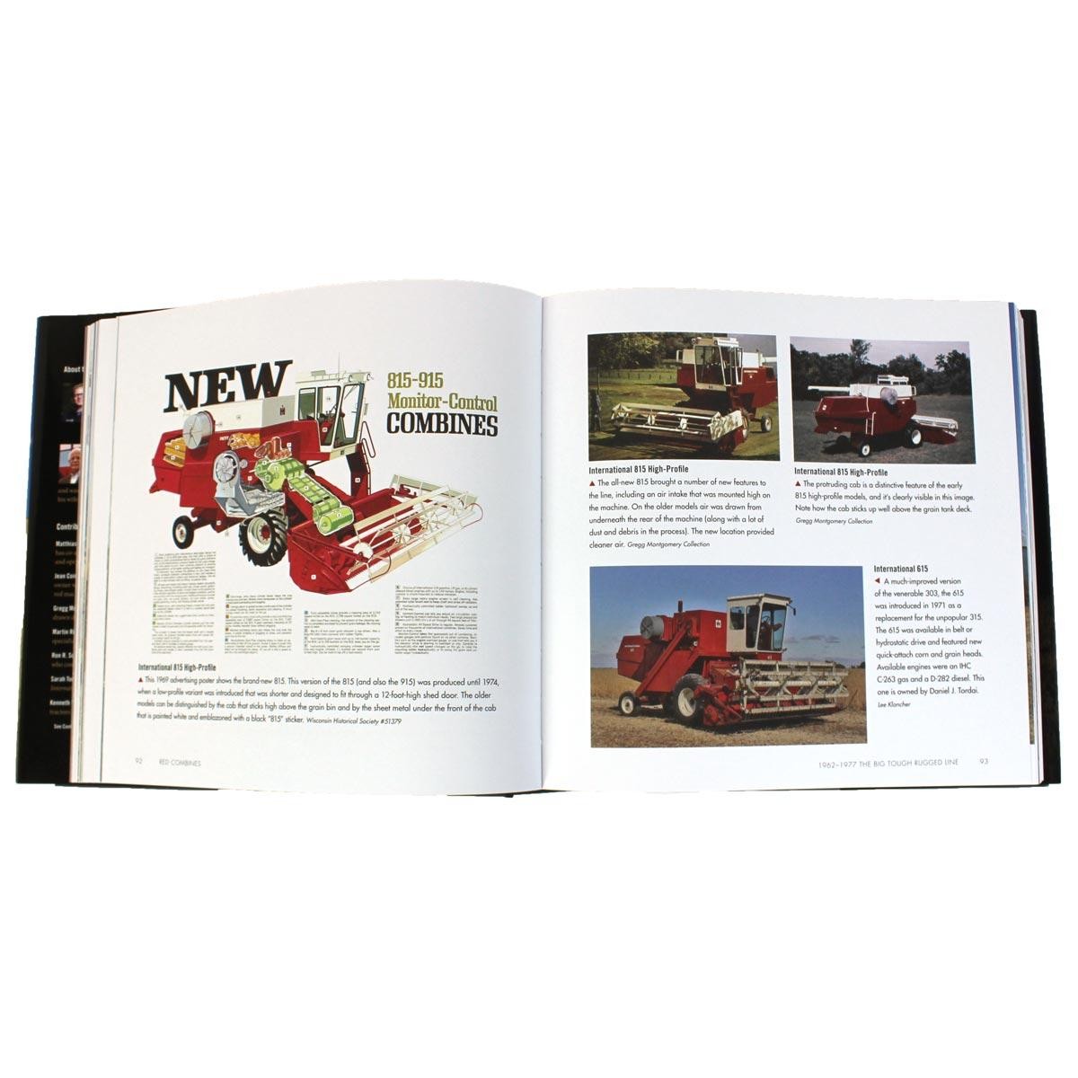 Red Combines 1915-2020 Revised 384 Page Hardbound Book Case IH 9781642340426
