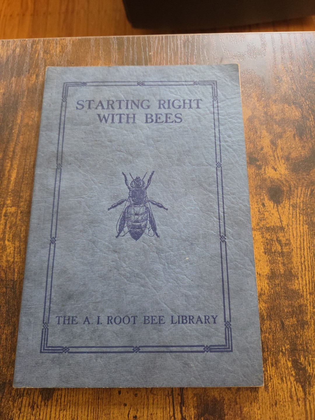Rare 1922 First Edition „Starting Right with Bees“