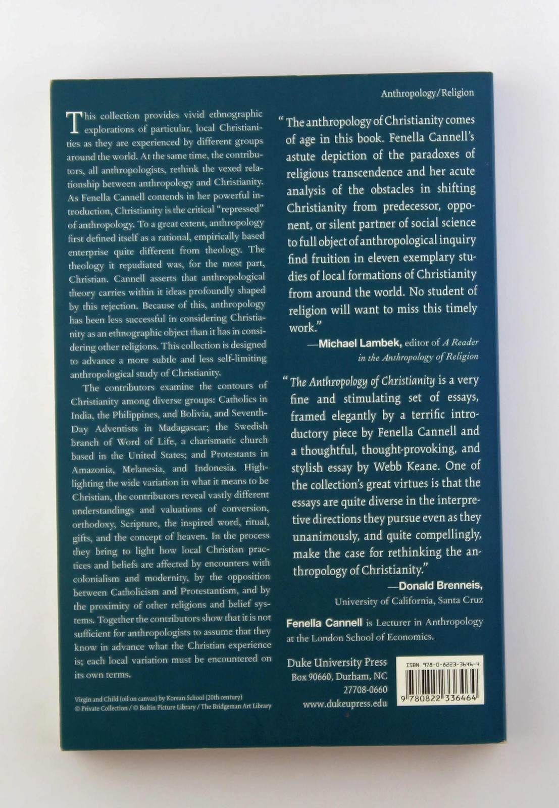 The Anthropology of Christianity – Duke University Press paperback Book