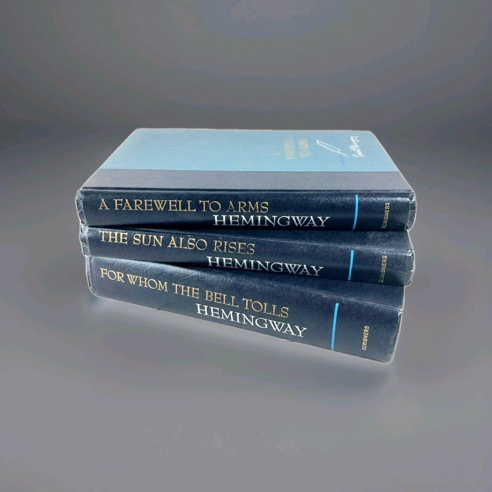 ERNEST HEMINGWAY☆ Scribners Collector’s HC Lot/Set of 3~ Farewell to Arms+ VGC