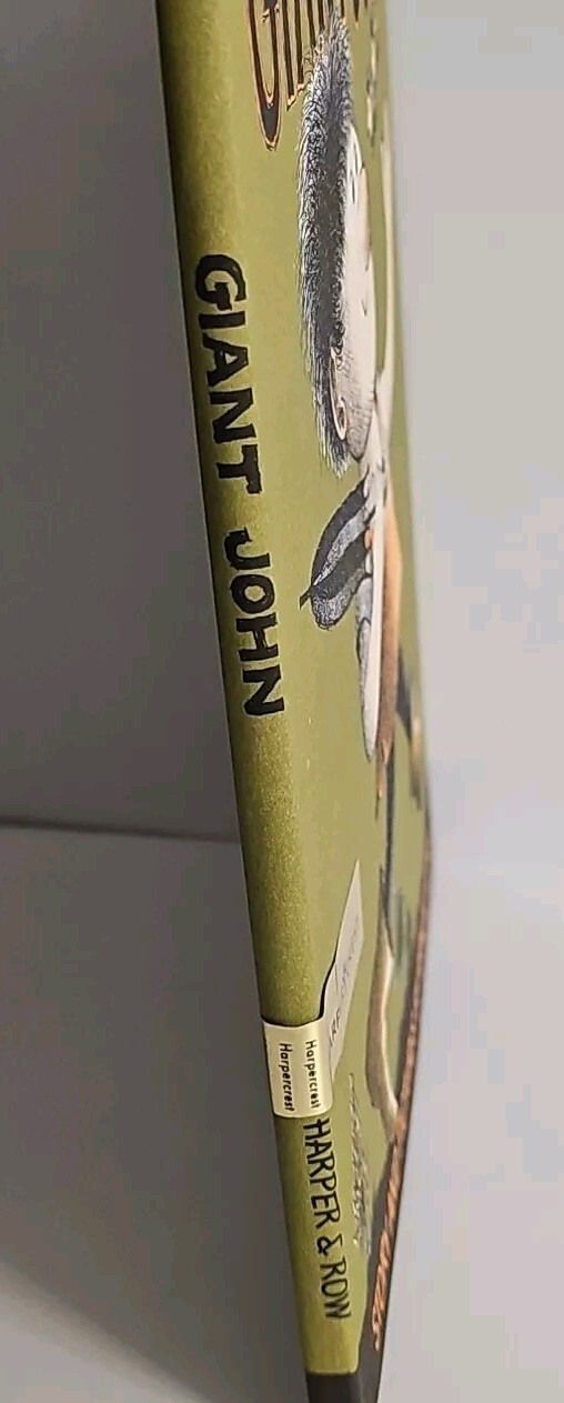 GIANT JOHN, ARNOLD LOBEL, HARPER & ROW, LIBRARY BINDING, DJ, 1964