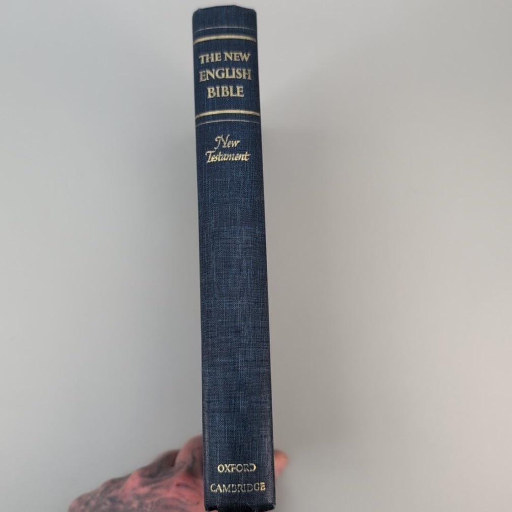 Vintage The New English Bible New Testament HC Blue Oxford 1965 United Kingdom