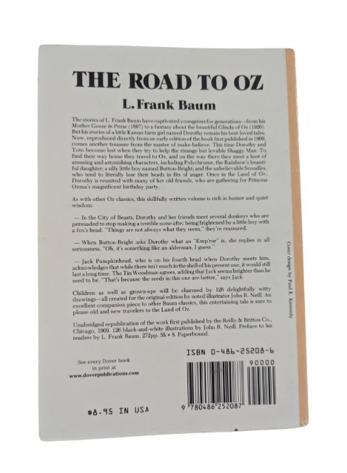 1984 Dover Wizard of Oz Paperback Books 3 & 4 John R Neill