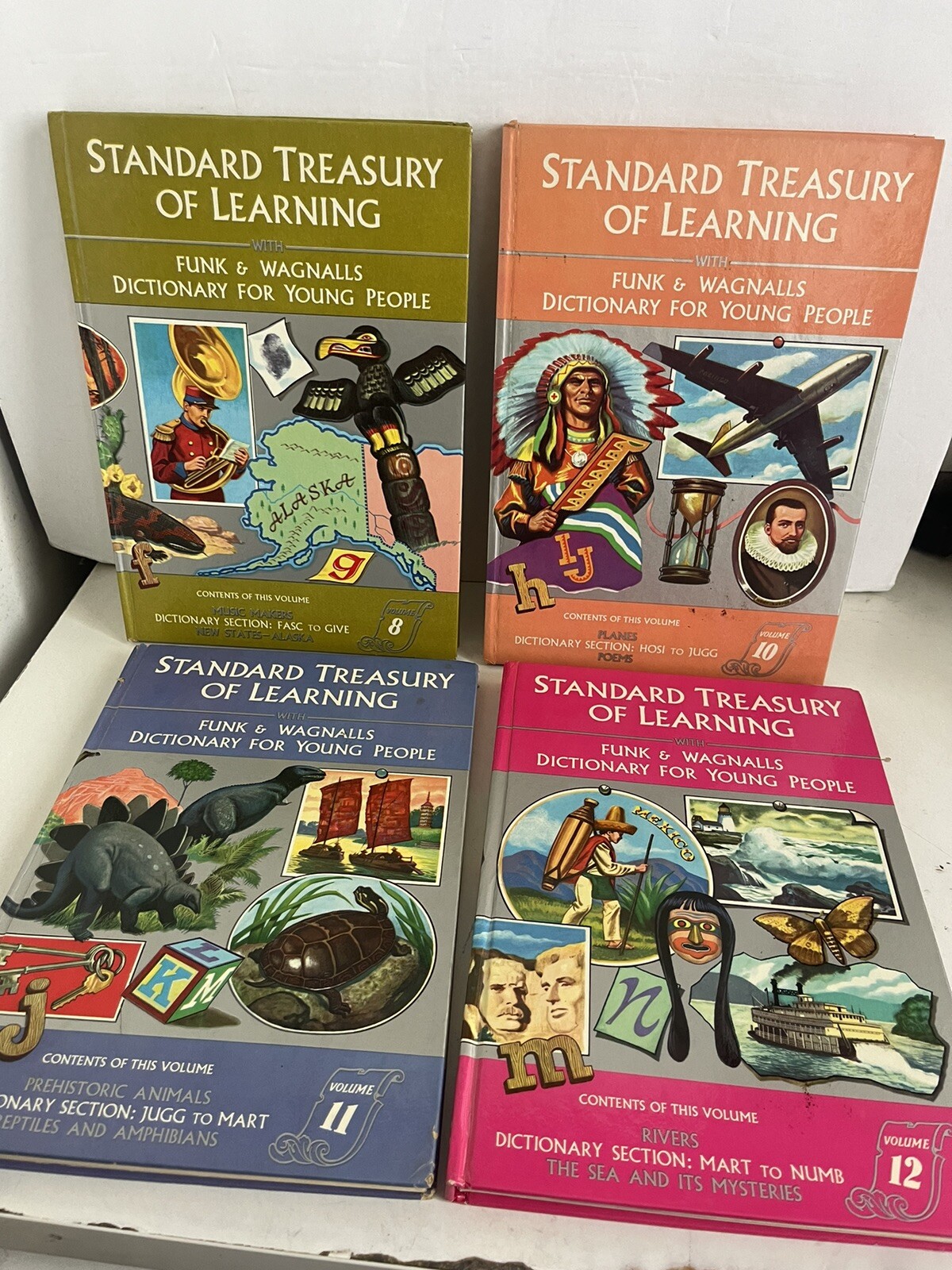 Standard Treasury of Learning Funk and Wagnalls for Youth 20 Vols. Hardcover VTG