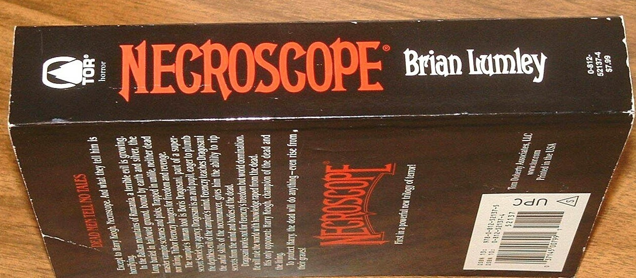 Reduced! BRIAN LUMLEY Necroscope#1 *NEAR BRAND NEW*TOR PB BOB EGGLETON COVER ART