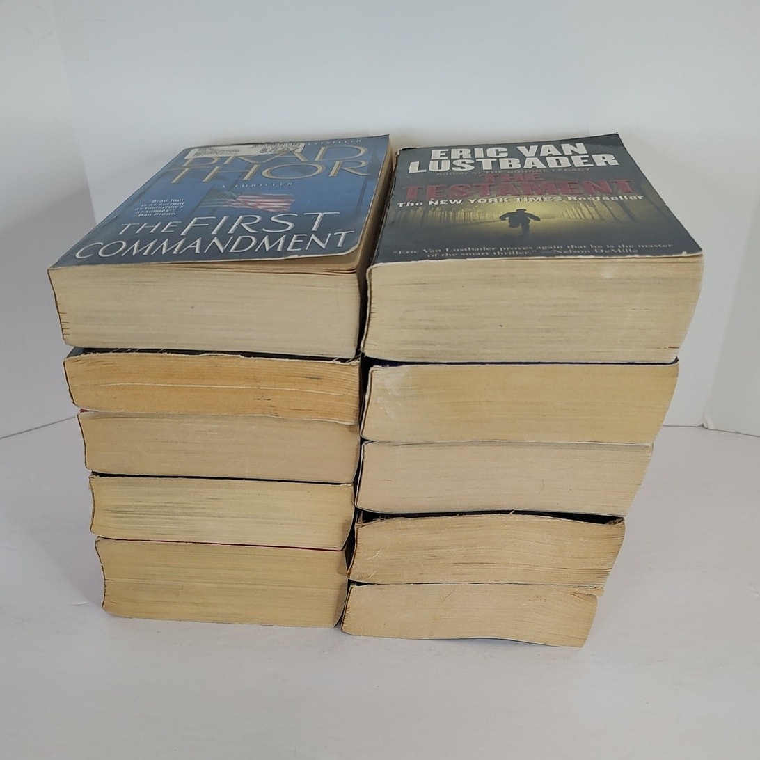 Mixed Authors Paperback Lot/10 Suspense Crime Thriller