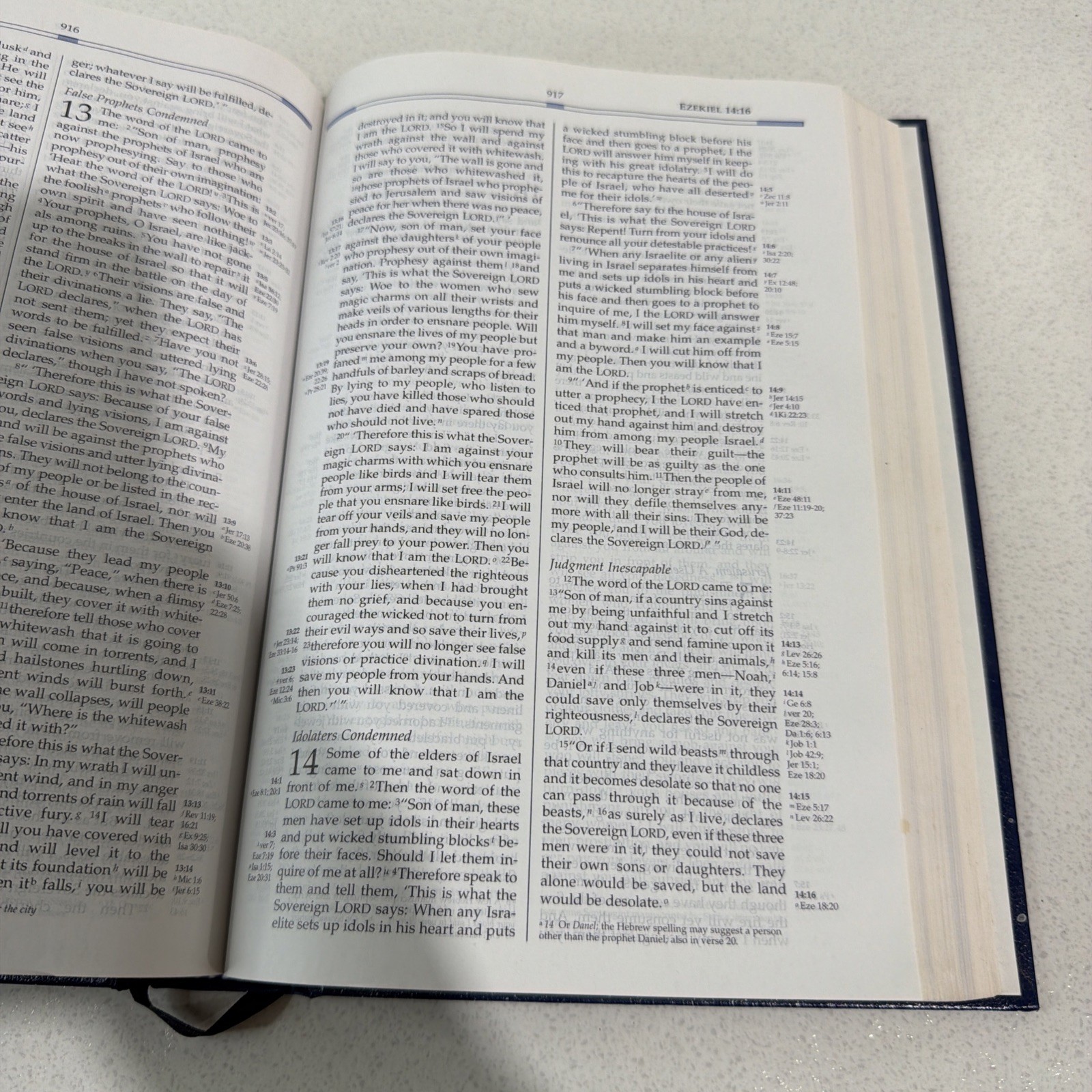 Freedom in Christ Bible by Zondervan Staff Blue 2001 Paint Splatter On Book