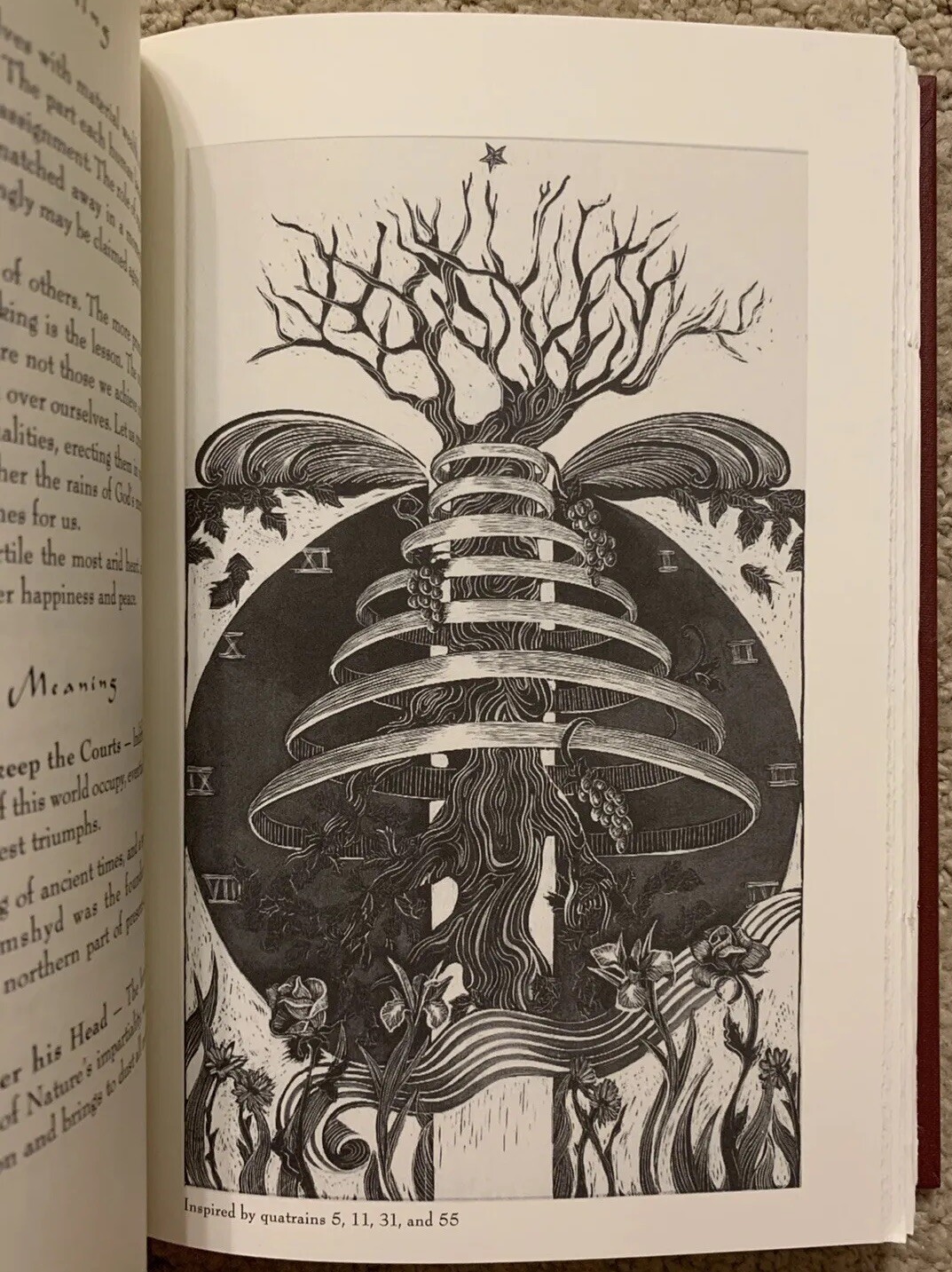 THE RUBAIYAT OF OMAR KHAYYAM EXPLAINED BY PARAMHANSA YOGANANDA 1994 HCDJ ILLUS.