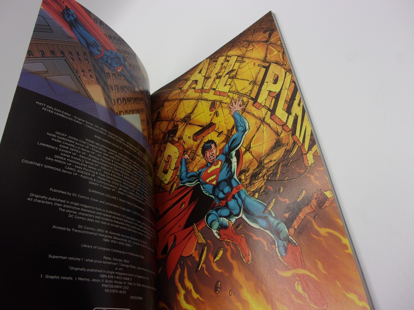 Superman Vol. 1 What Price Tomorrow? by George Perez (2013, Trade Paperback) New
