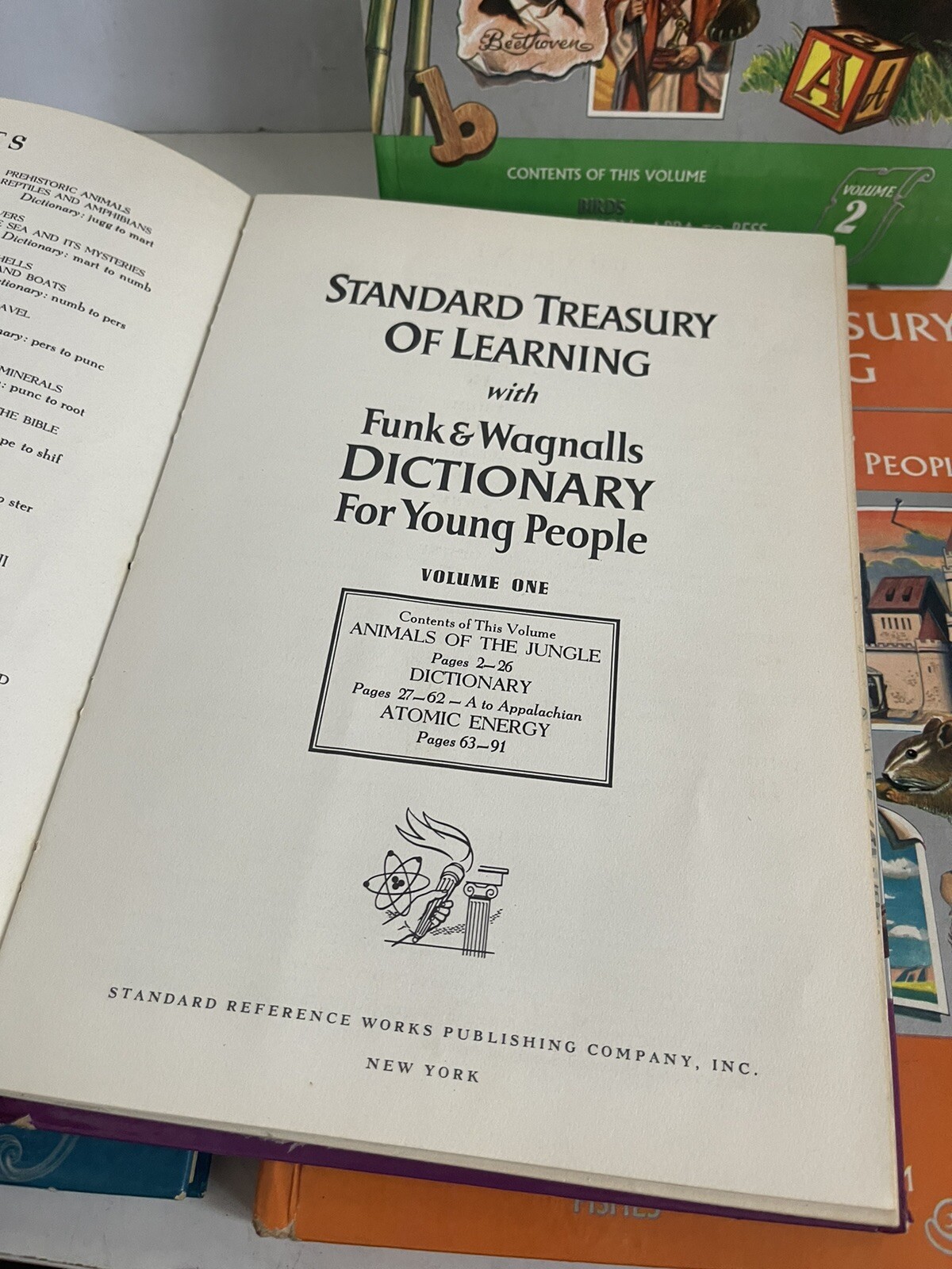 Standard Treasury of Learning Funk and Wagnalls for Youth 20 Vols. Hardcover VTG