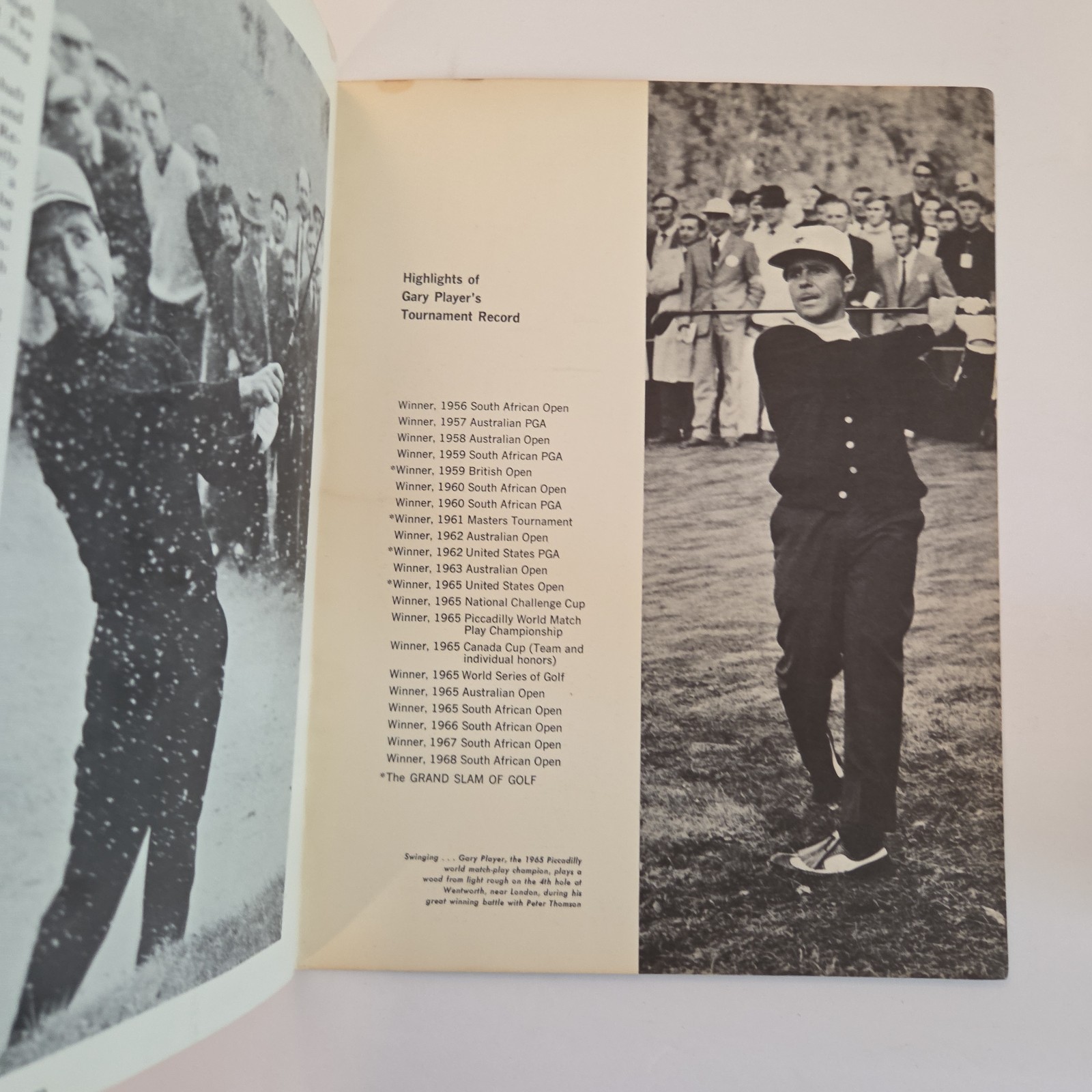 “124 Golf Lessons by Gary Player” ~ Trade Paperback 1968