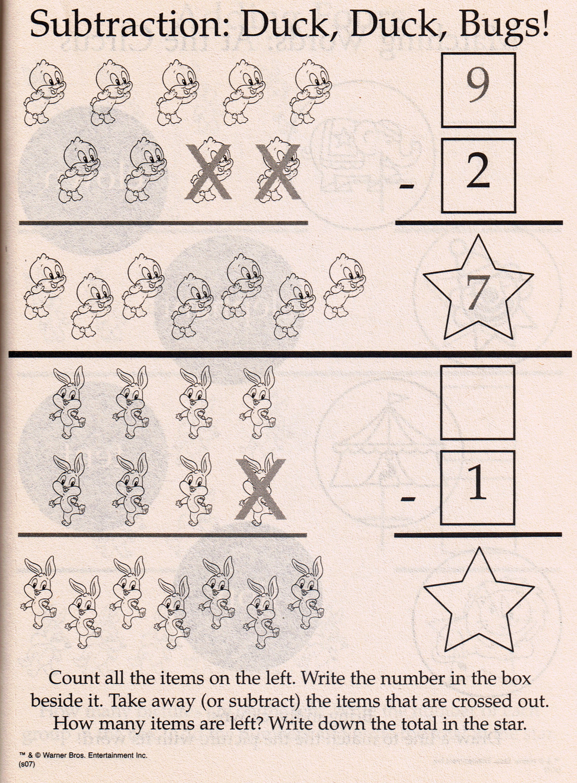 ABCs & Numbers BABY LOONEY TUNES Learn & Color Activity Workbook for Boys Age 3+