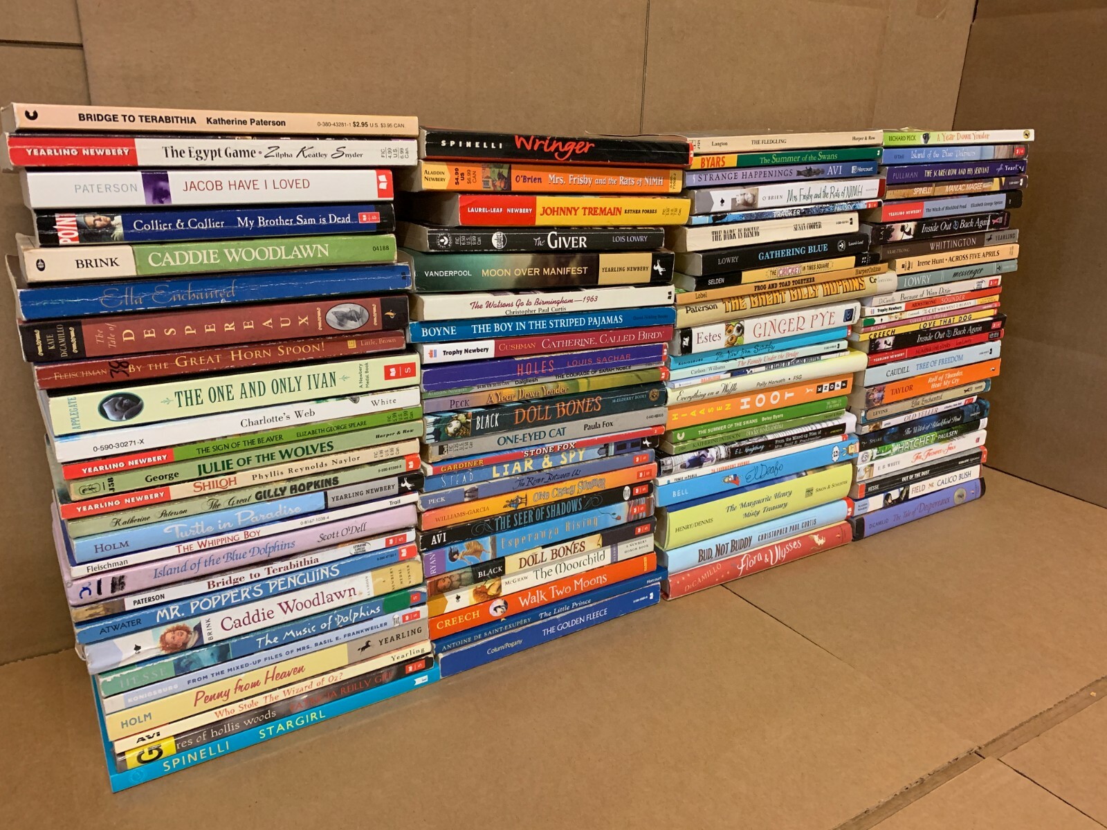 Lot of 15 Newbery Honor Award Winning Chapter Children Kid Books AR *RANDOM MIX