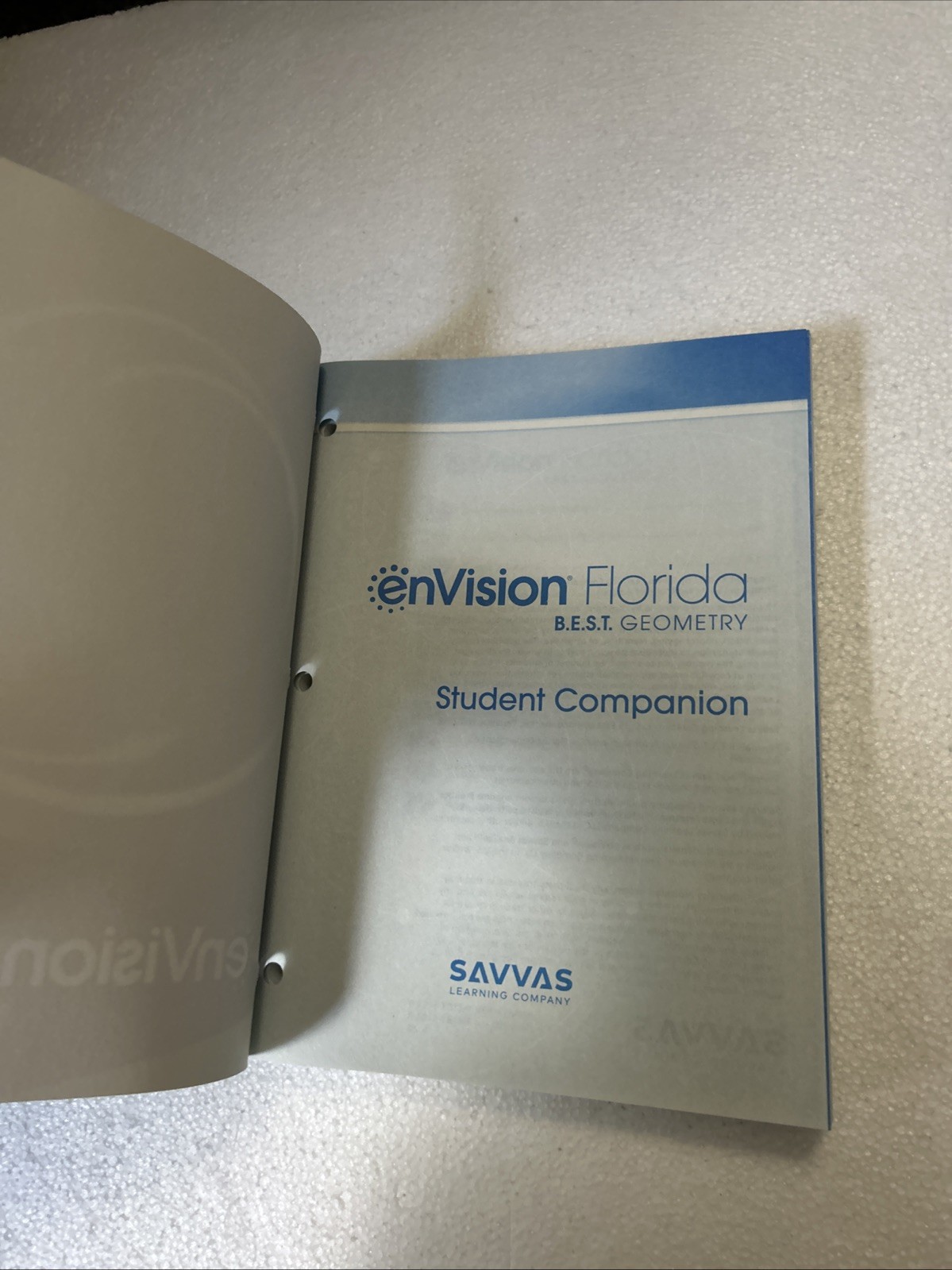 EnVision Florida B.E.S.T. Geometry Student – Paperback, by SAVVAS – NEW