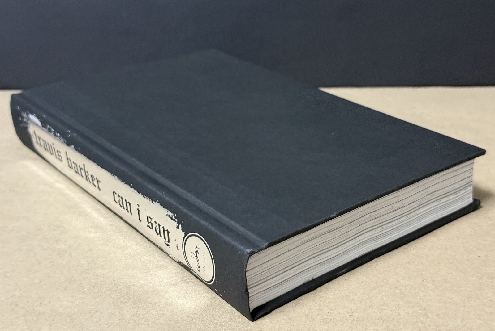 Travis Barker With Gavin Edwards Can I Say Hardcover Book