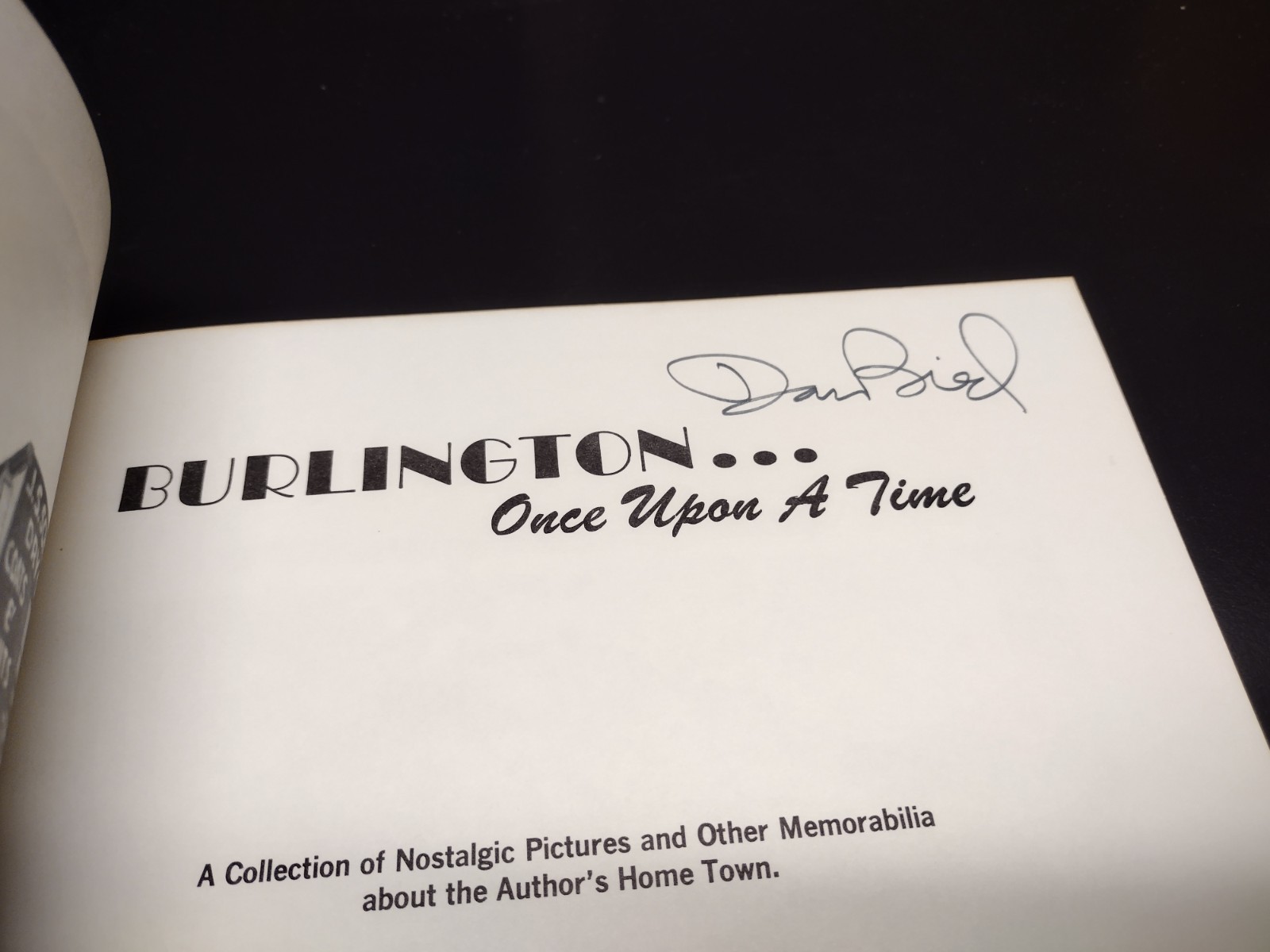 Burlington (Iowa) Once Upon A Time Dan Bied 1975 Craftsman Press Photos 88 Pages