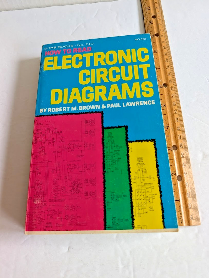 How to Read Electronic Circuit Diagrams Tab Books No. 510 1st ed. 1970 PB VGC+