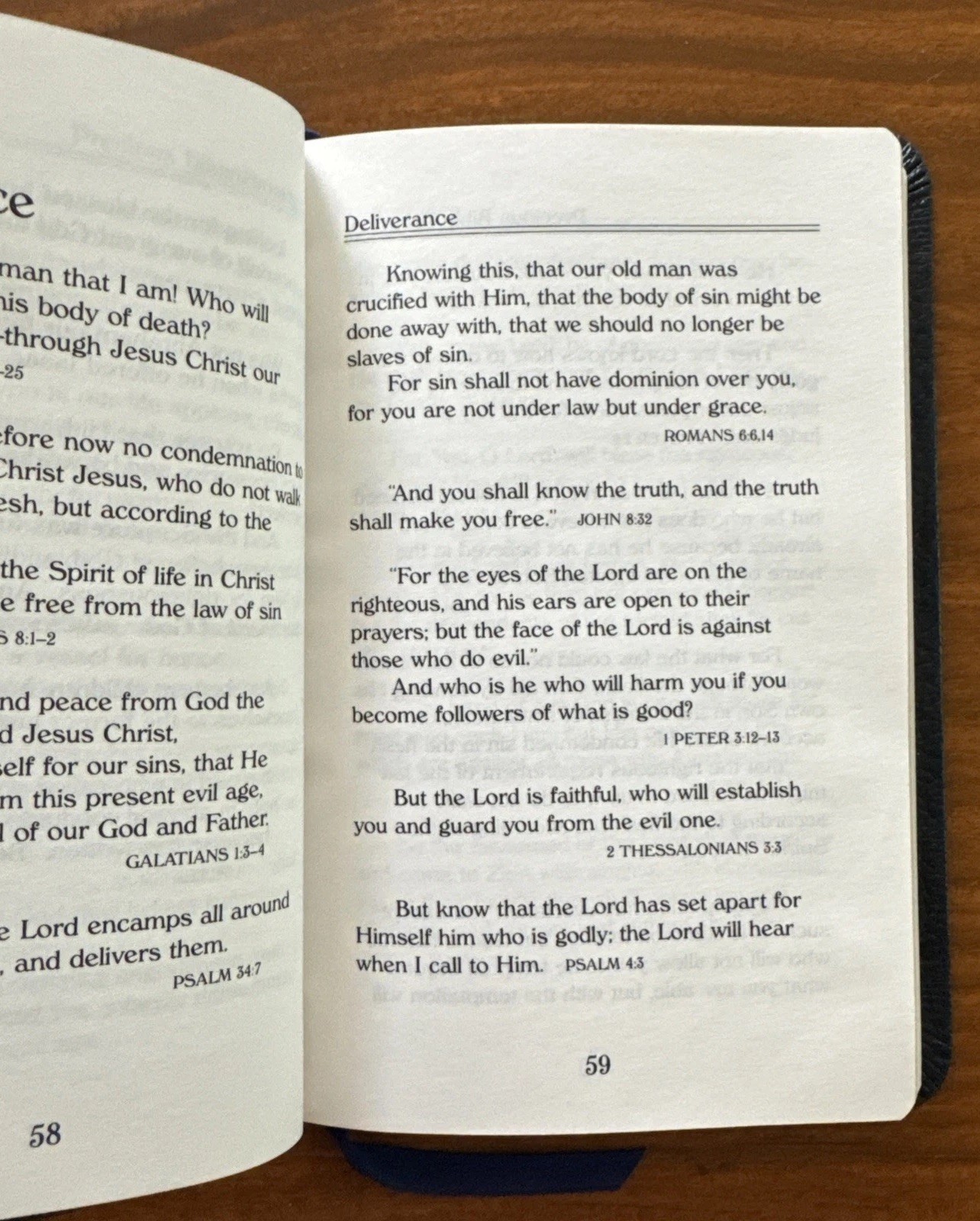Precious Bible Promises NKJV Jim Tammy Bakker Blue Leather Thomas Nelson Box