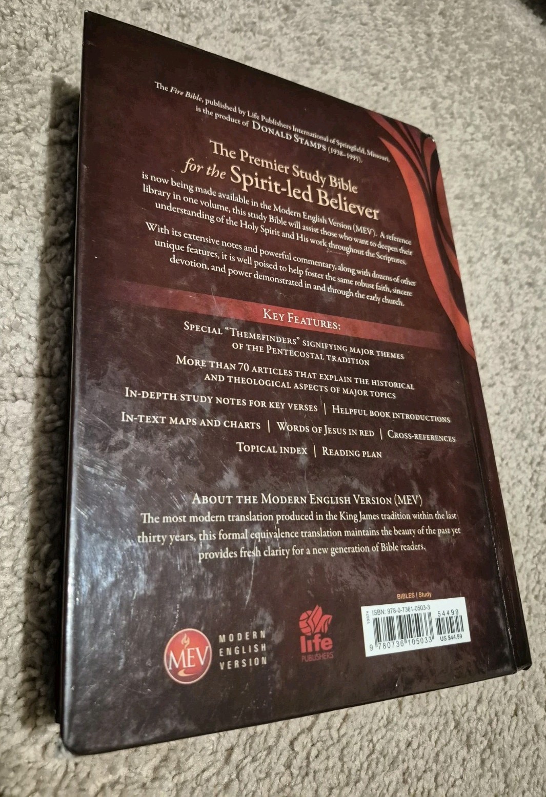 MEV Fire Bible : Modern English Version by Passio Faith and Life Publishers 2015