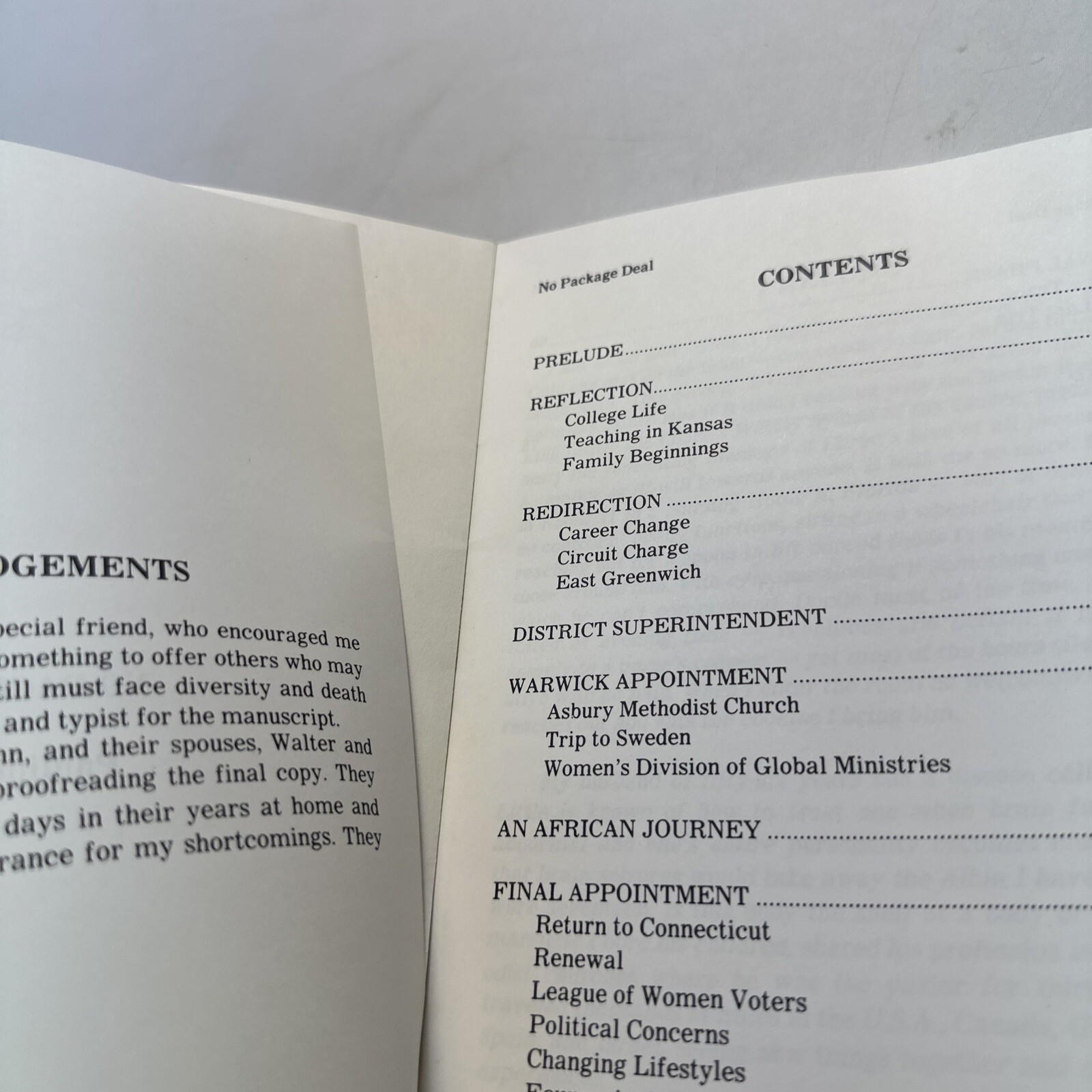 Pauline Dahlquist – No Package Deal