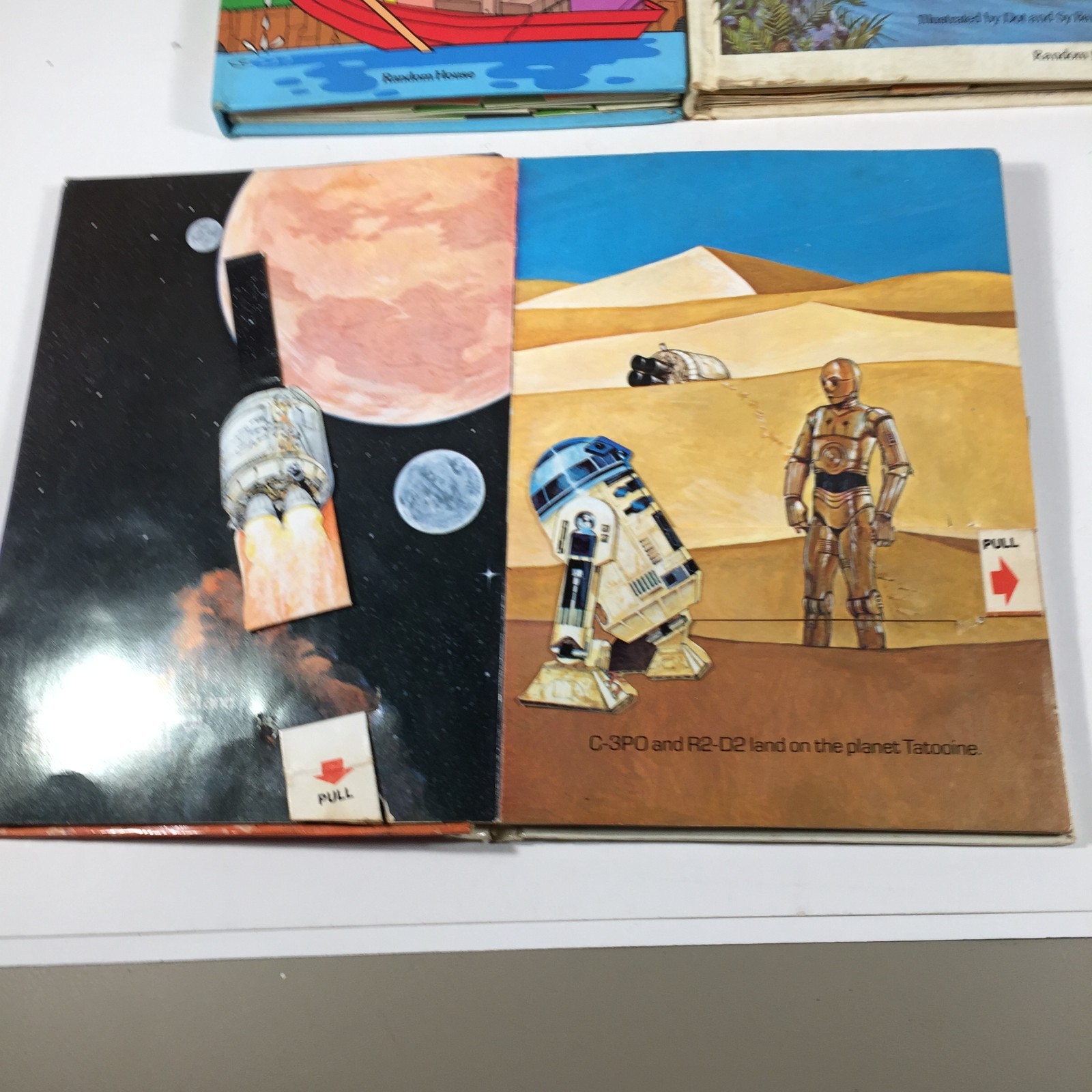 Pop-Up Books Lot of 3 Random House-Some parts missing Nancy & Sluggo, Star Wars
