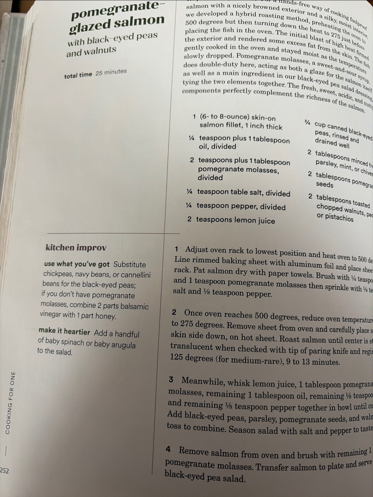 Cooking For One
