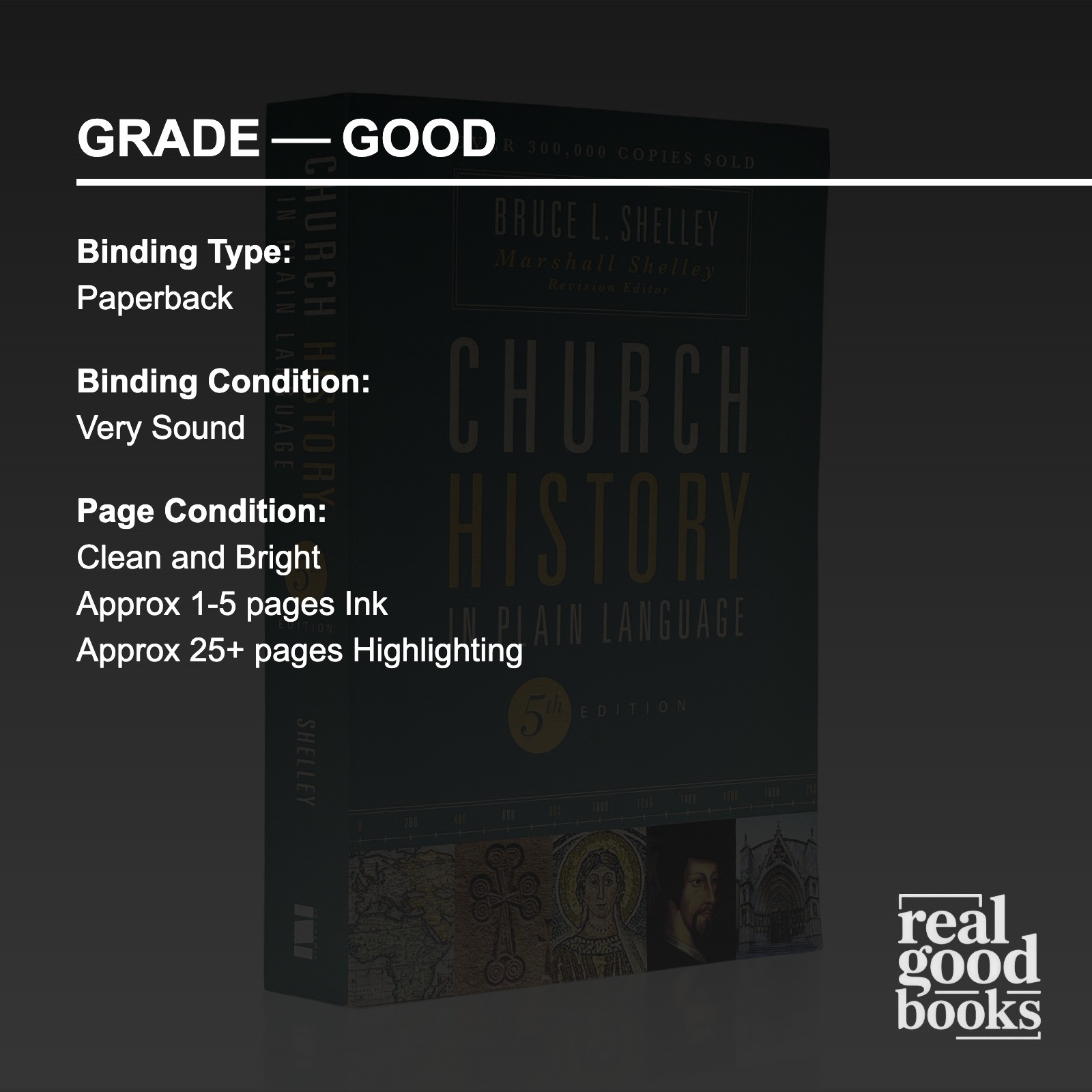 2020 BRUCE L. SHELLEY. Church History in Plain Language. 5th Edition. PB