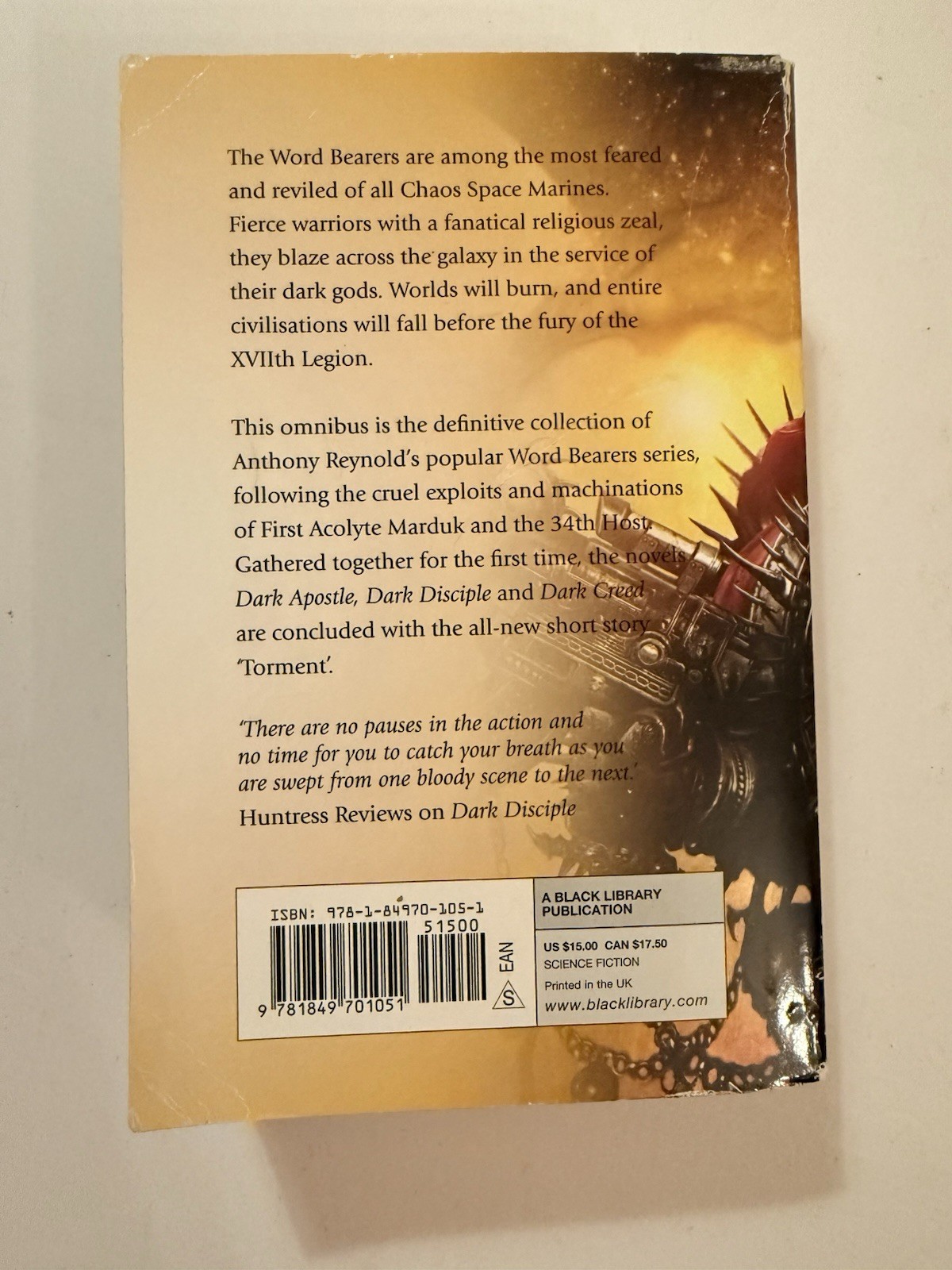 Warhammer 40k: The Word Bearers Omnibus by Anthony Reynolds 2012