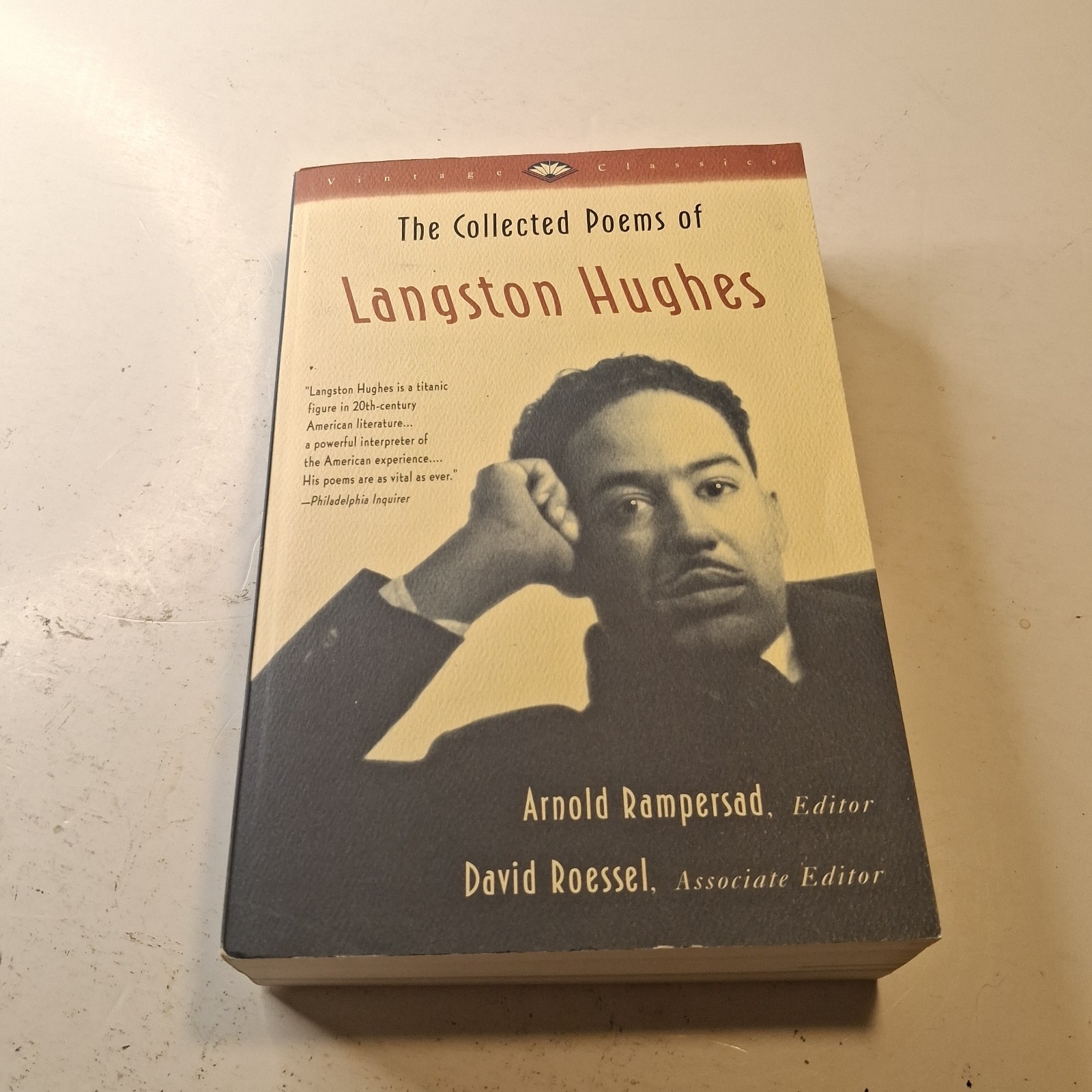 The Collected Poems of Langston Hughes (Vintage Classics, 1994) Hardcover SIGNED