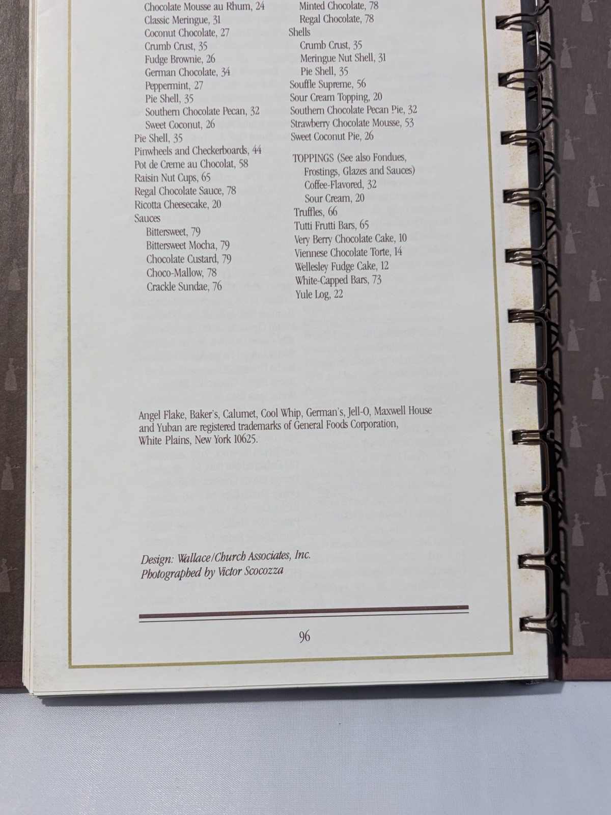 Baker’s Book of Chocolate Riches: HC 1983 First Printing Vintage
