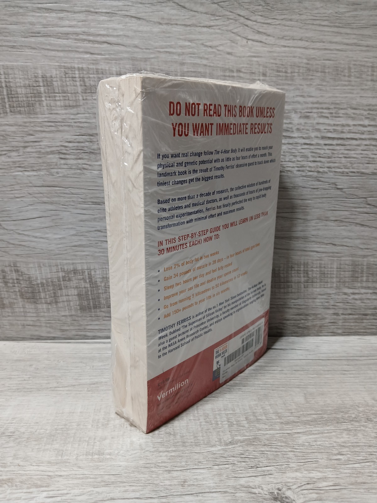 The 4-Hour Body book by Timothy Ferriss New Paperback NEW/SEALED