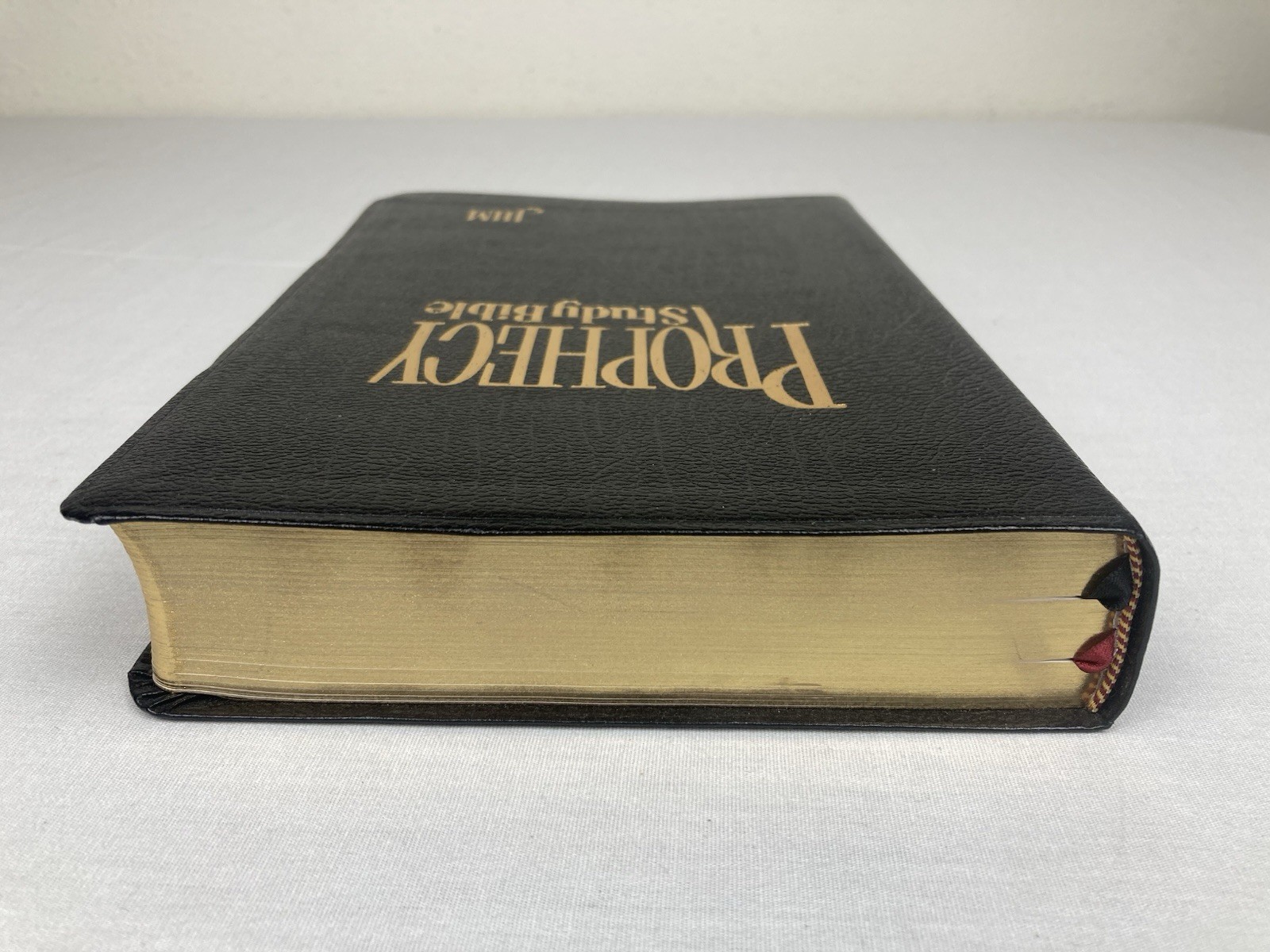 PROPHECY STUDY HOLY BIBLE NKJV JOHN HAGEE BONDED LEATHER GILT EDGING 1997 VGC!