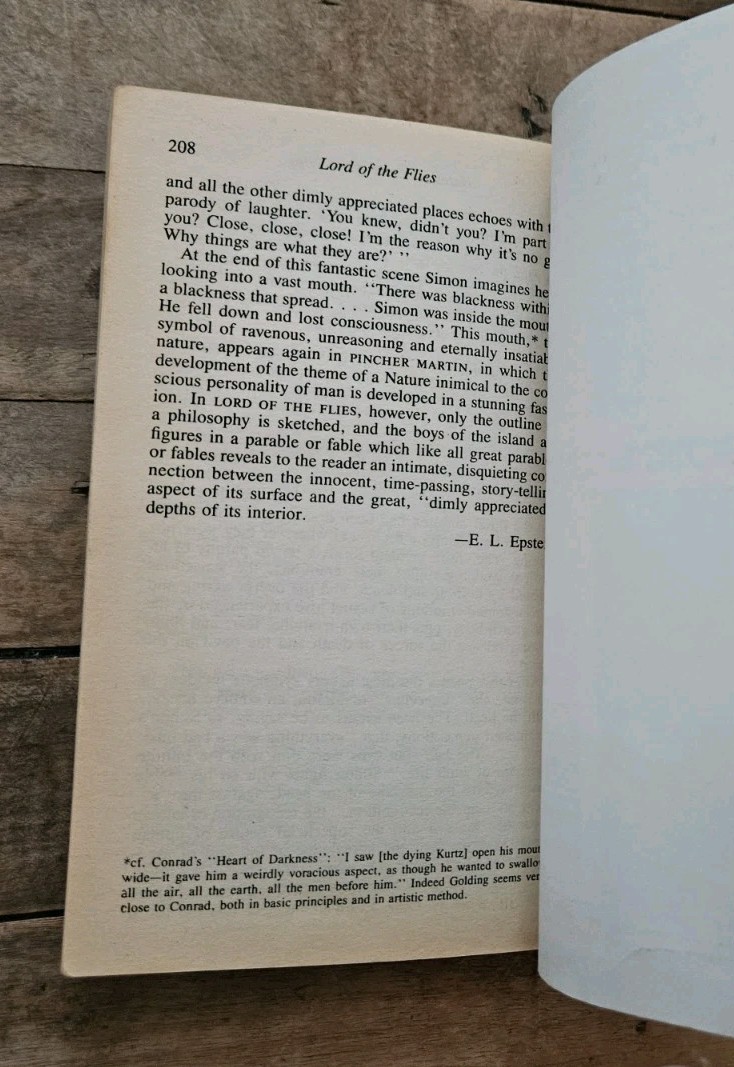 Vintage Lord Of The Flies By William Golding Paperback Classic