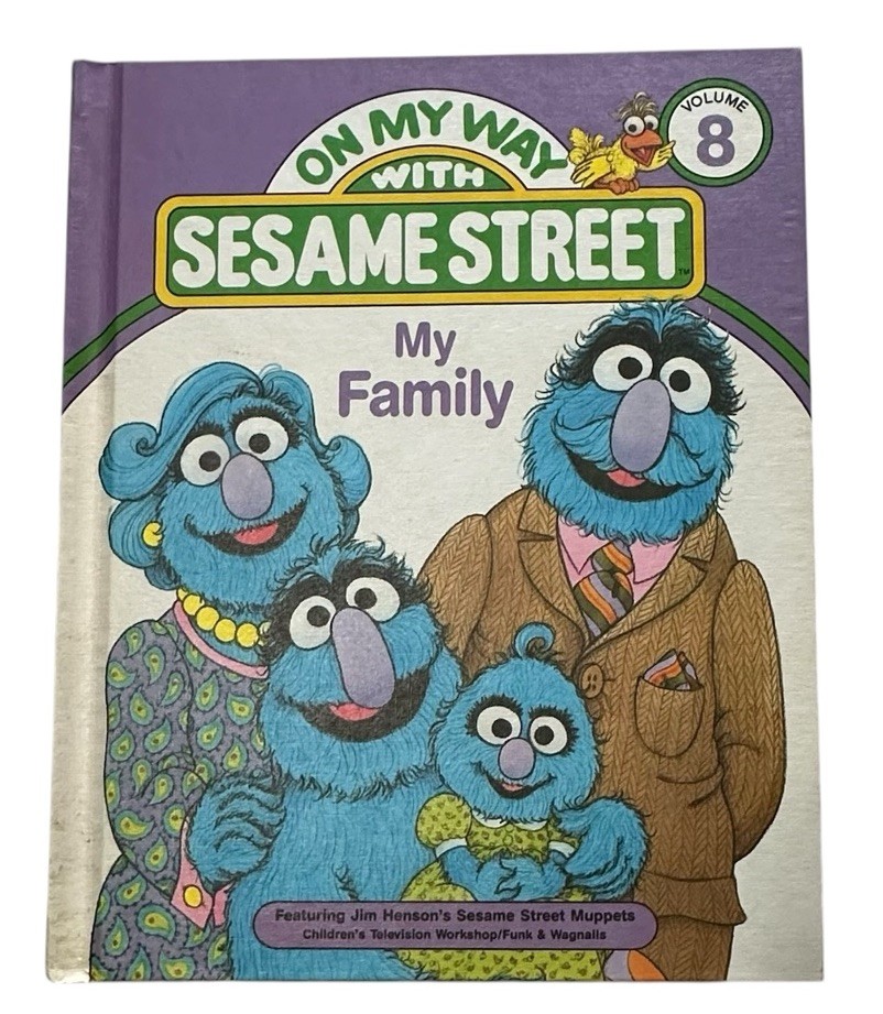1989 On My Way With Sesame Street Books Complete Set 1-15 CTW Funk & Wagnalls