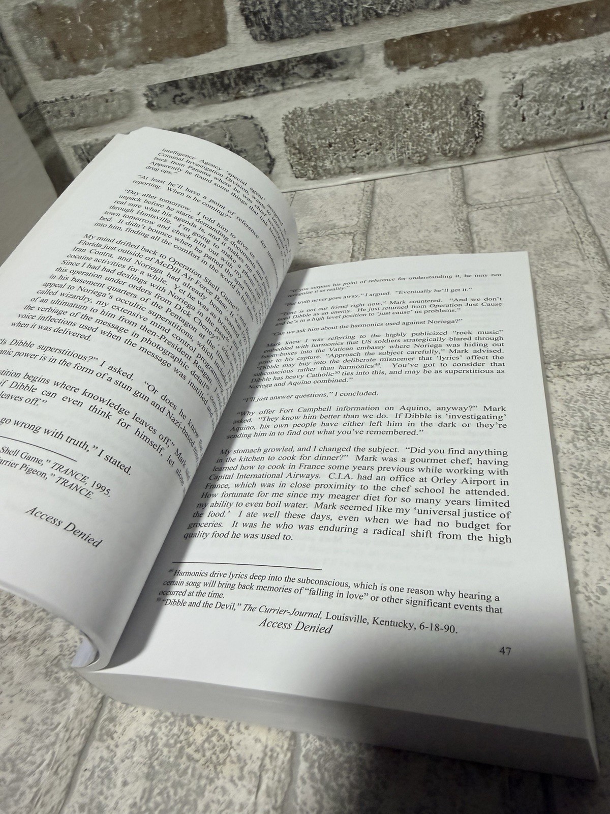 Access Denied For Reasons of National Security by Cathy O’Brien – SIGNED!