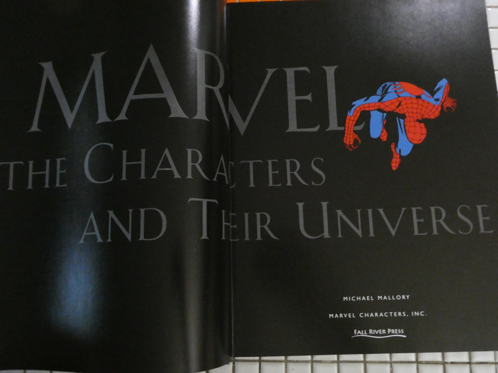 MARVEL THE CHARACTERS AND THEIR UNIVERSE H/C ILLUSTRATED 288 PAGES M. MALLORY