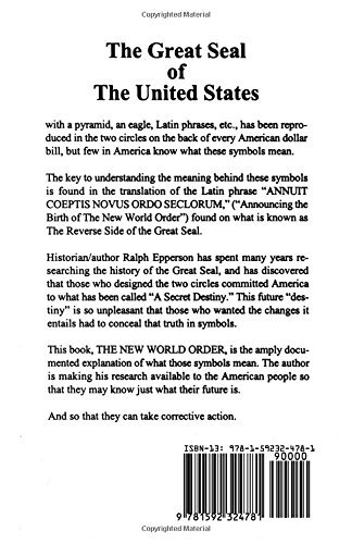 The New World Order Book Paperback by Ralph Epperson 2016 – „A Secret Destiny“