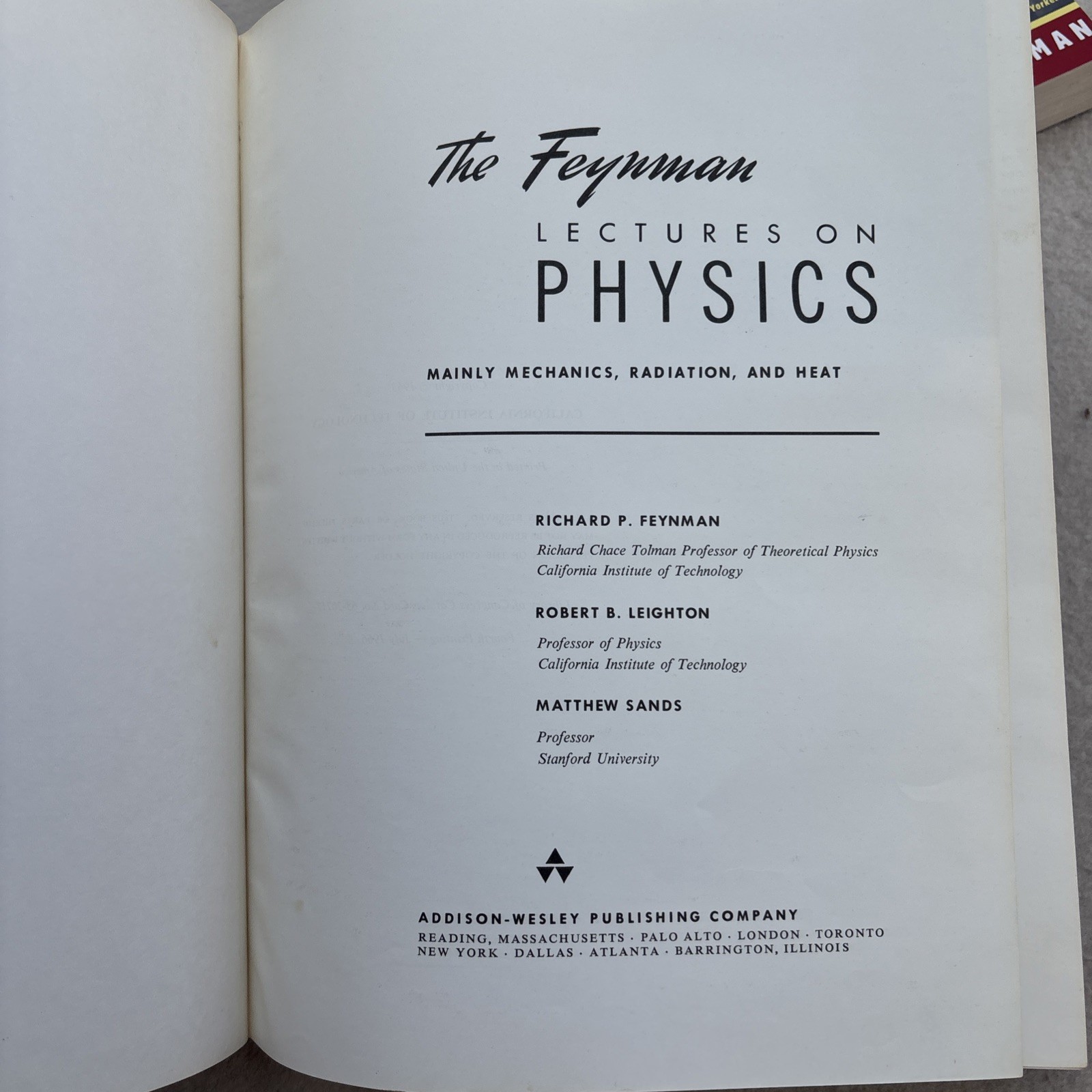 Lot of 8 Richard Feynman Items HC Lectures On Physics Vol. 1, 1966, Recordings +