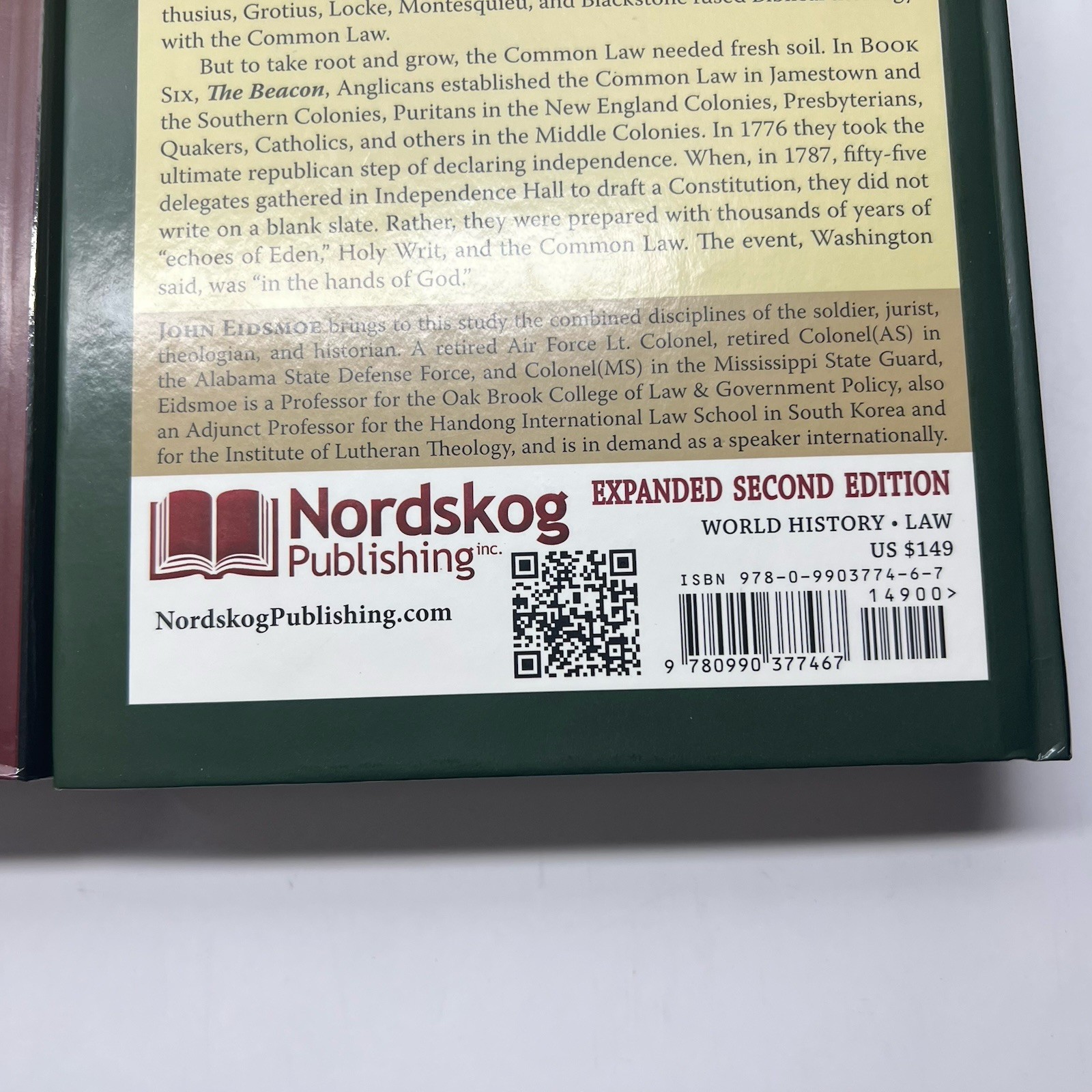 Historical and Theological Foundations of Law (3 Volume Set) John Eidsmoe