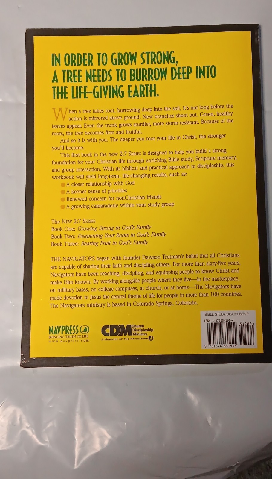 The Navigators Growing Strong in God’s Family Revised 2:7 Ser. New Ed. PB 1999