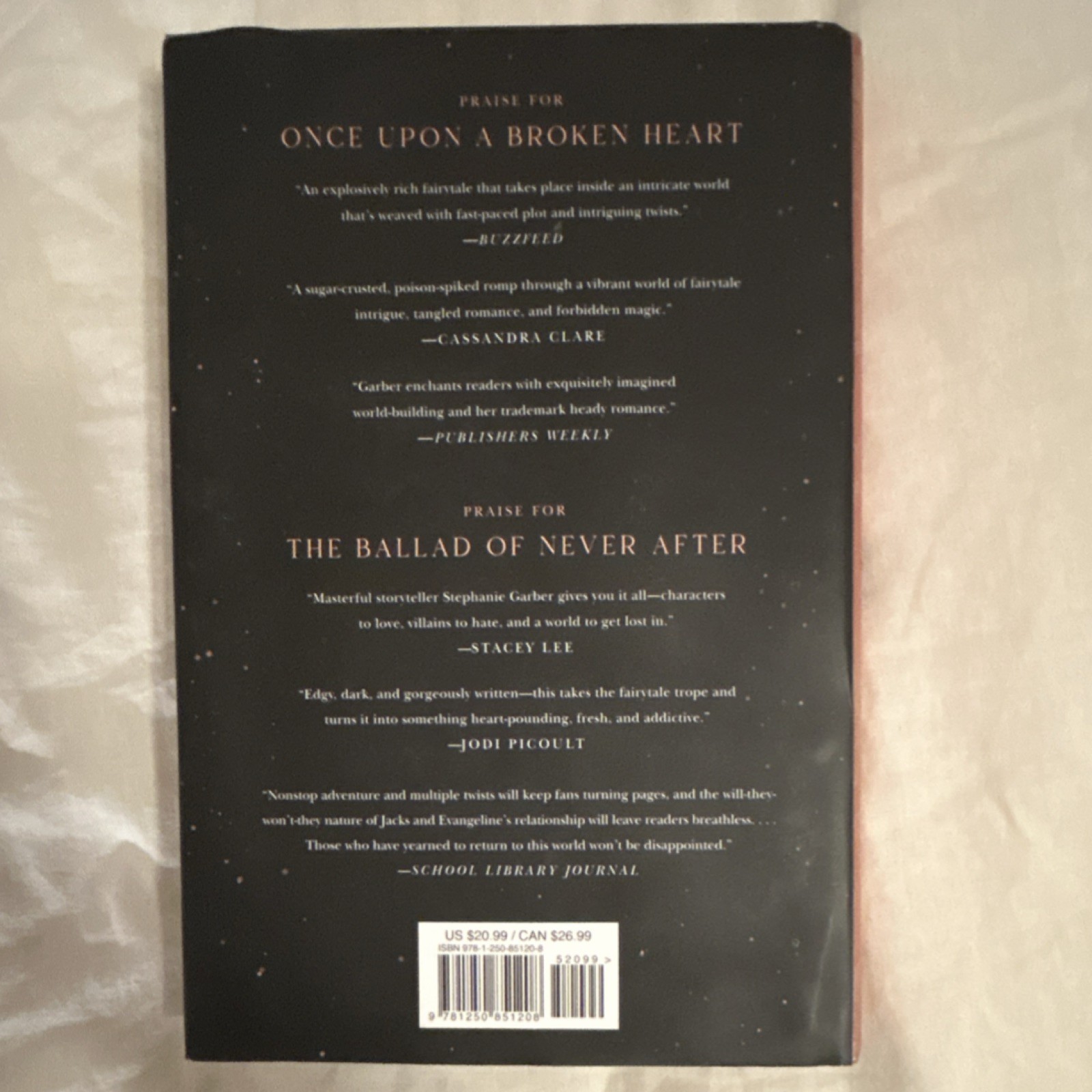 Flatiron Books Once Upon a Broken Heart Stephanie Garber Hardcover B&N Edition