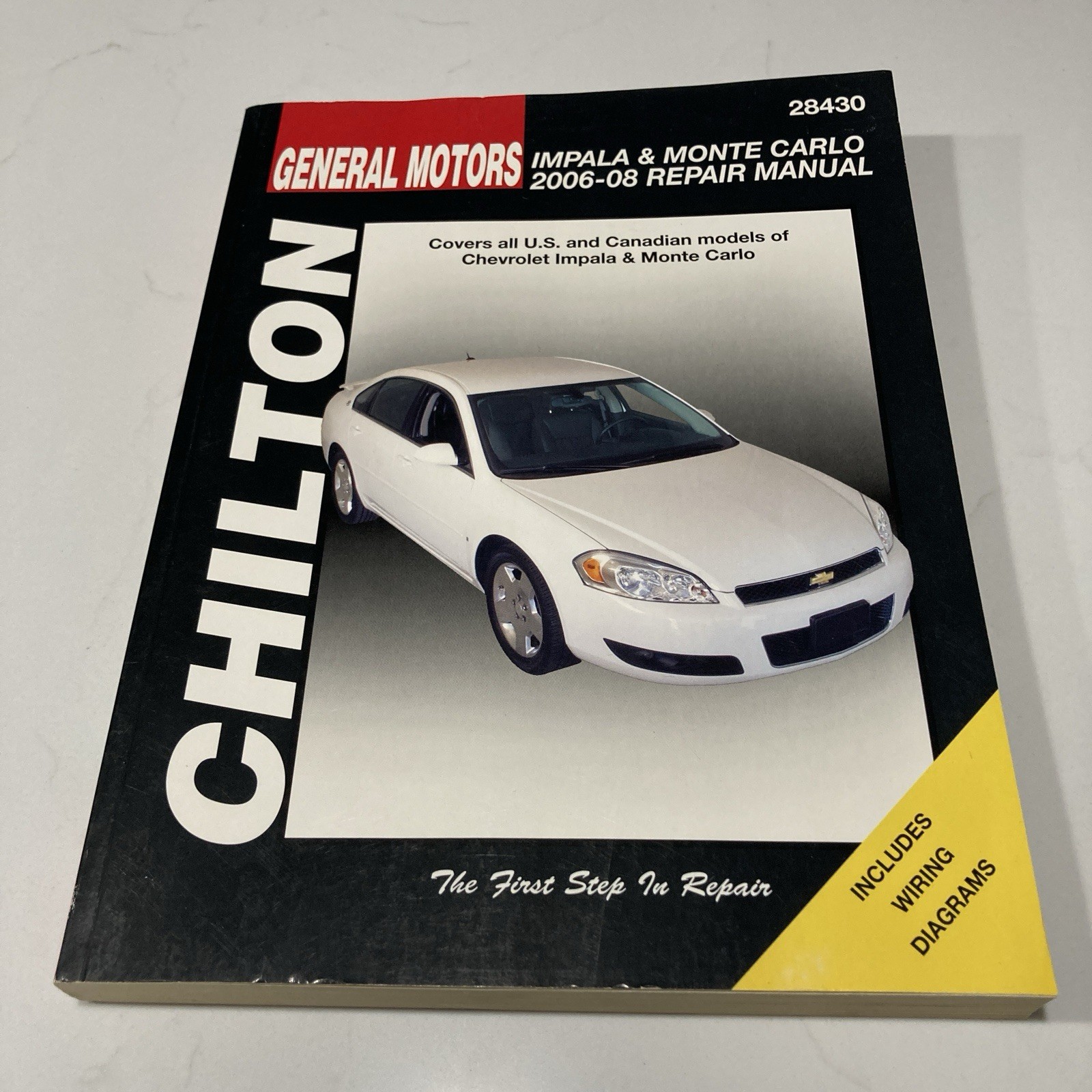 Chilton General Motors Impala & Monte Carlo 2006-2008 Service Manual 28430