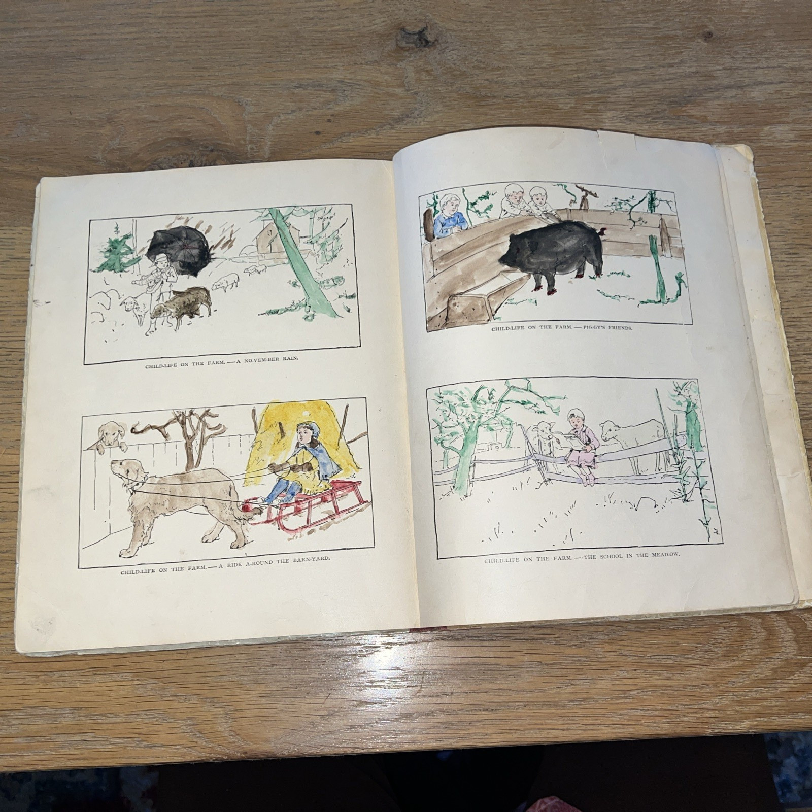 Antique Pen and Pencil for Kindergarten and Nursery Hardcover Book 1897